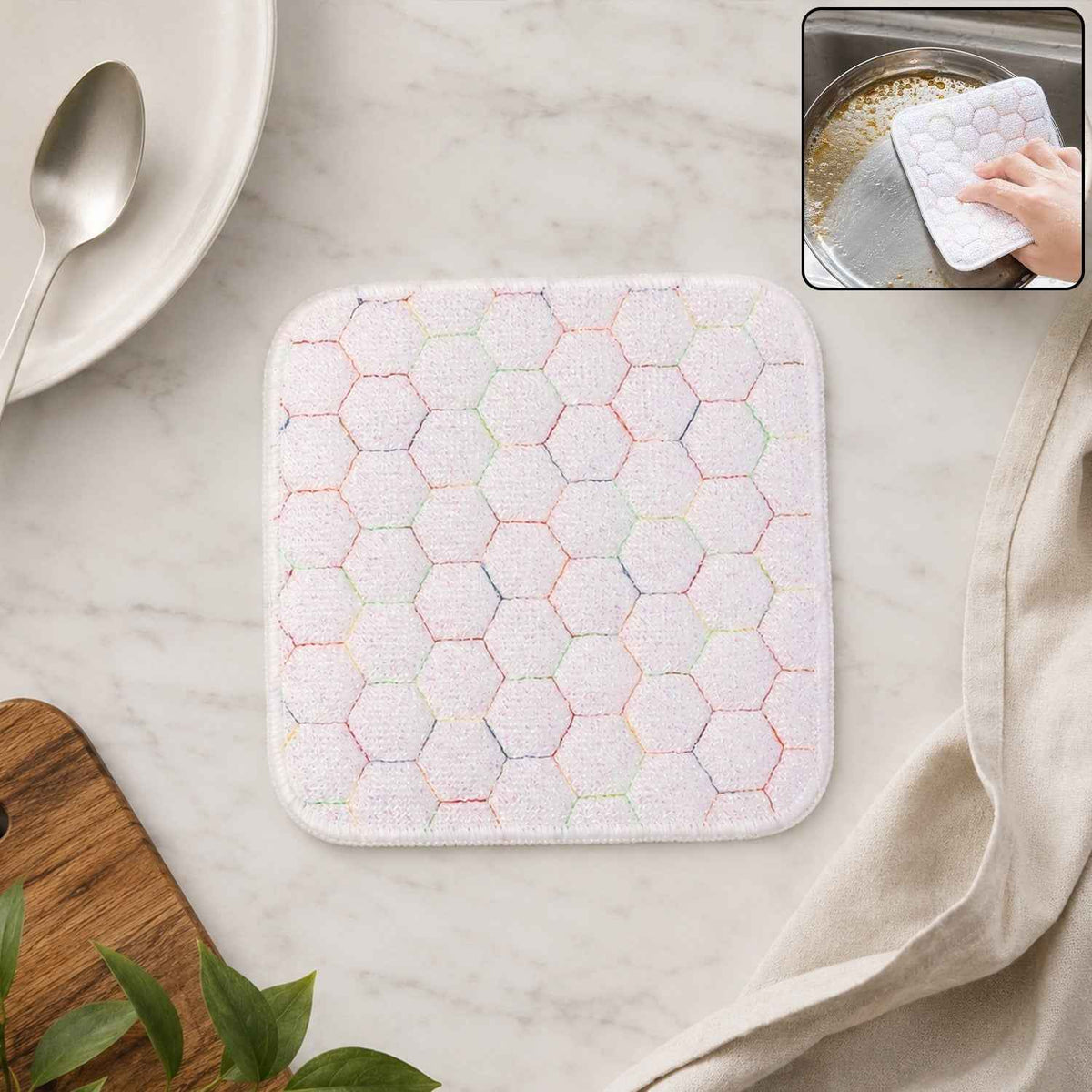 Dish Washing Scrub Pad Ð Tough, Durable & Multipurpose Kitchen Cleaning