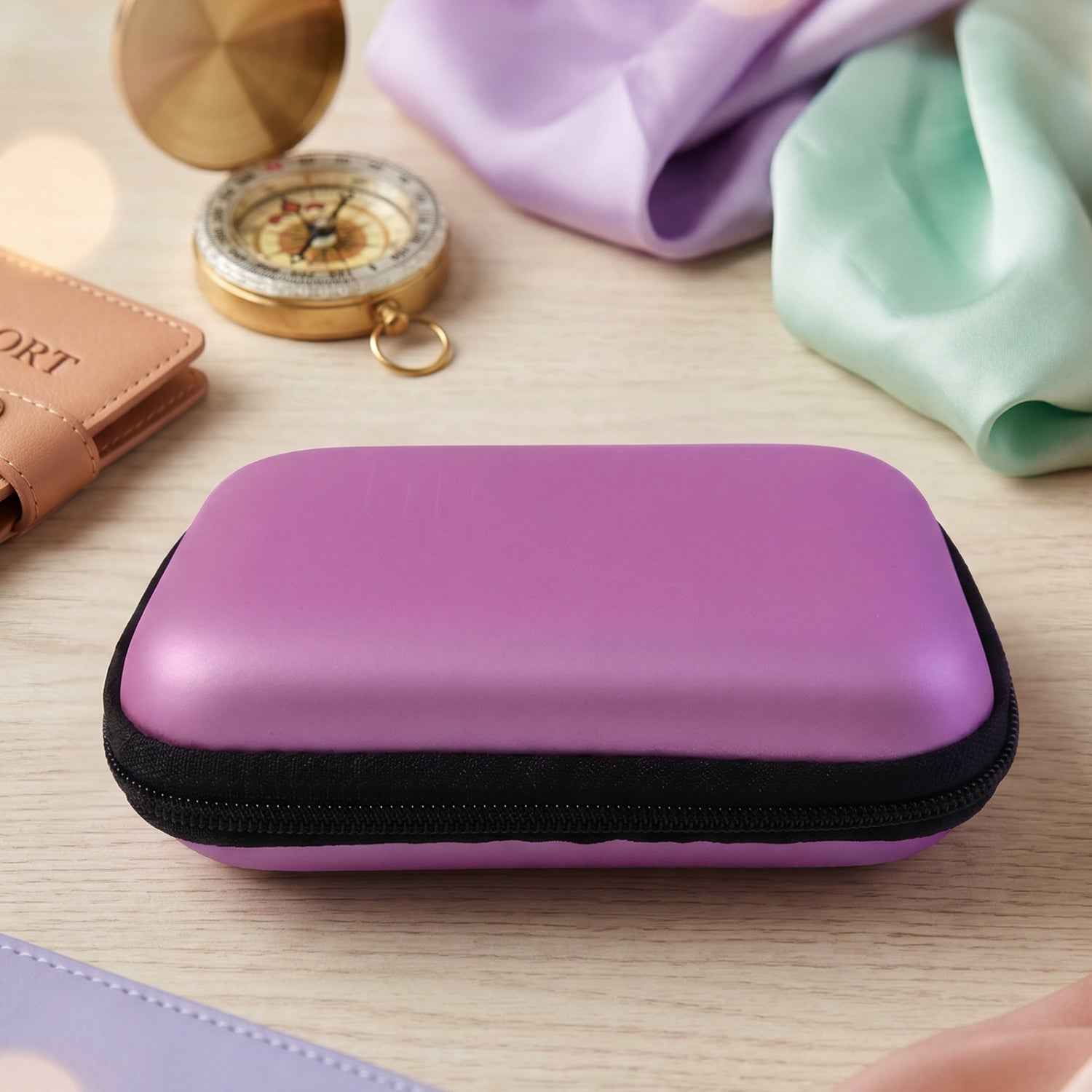 Travel Storage Case Ð Hard Shell, Compact & Durable Organizer
