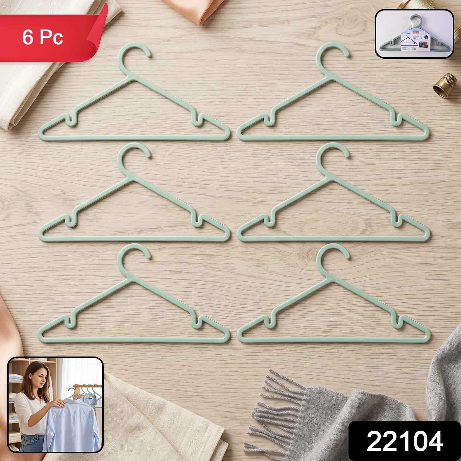 Plastic Clothes Hangers Ð Non-Slip Design for Safe Grip and Organization