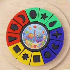 Shape & Color Matching Puzzle Toy with Clock Ð Early Learning Fun