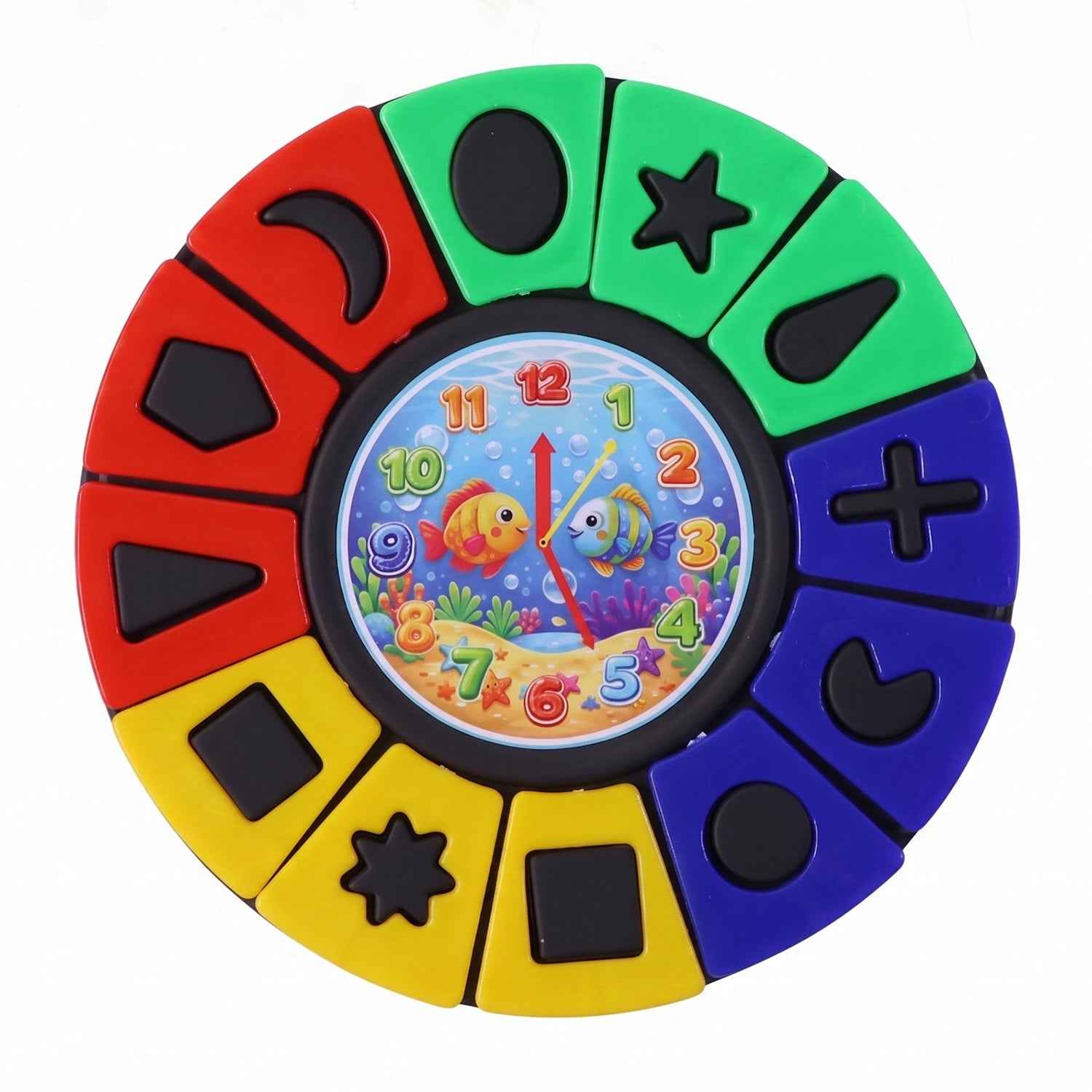 Shape & Color Matching Puzzle Toy with Clock Ð Early Learning Fun