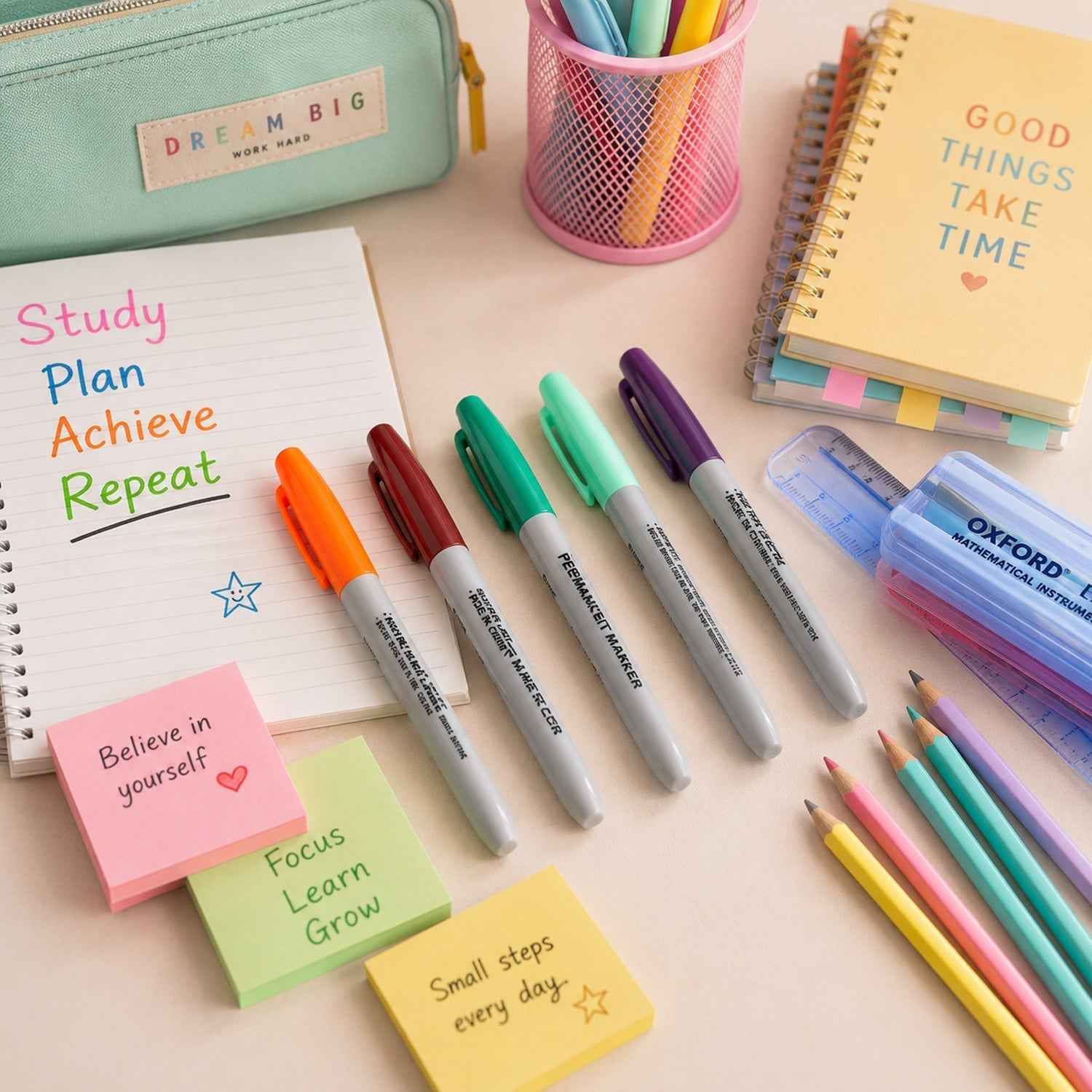 Permanent Marker Ð Waterproof, Quick-Dry Multicolor Writing Pen