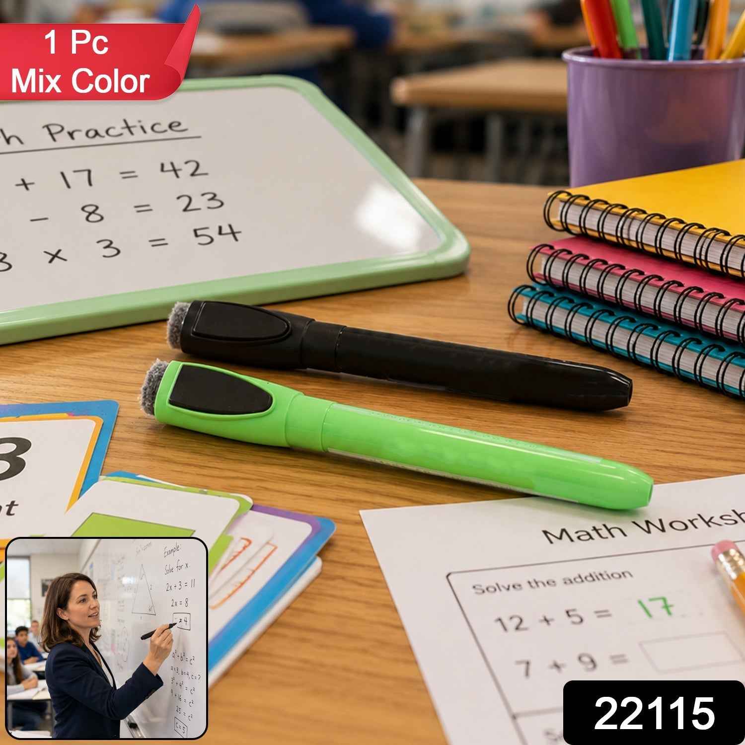 Dry Erase Marker Ð Smooth, Low-Odour Writing for Office & School