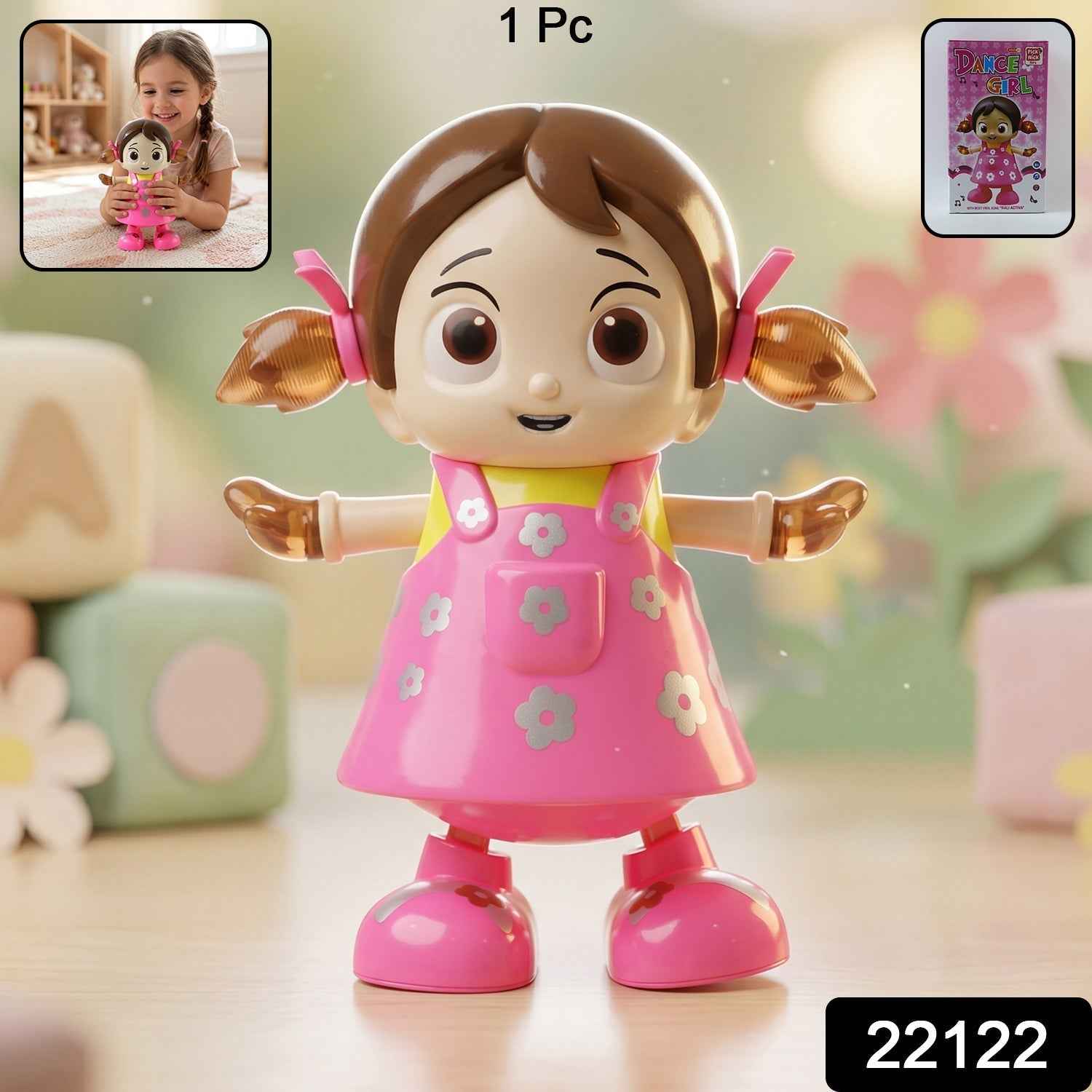 Dancing Girl Musical Light Toy Ð Kids' Entertaining Rotation and Music