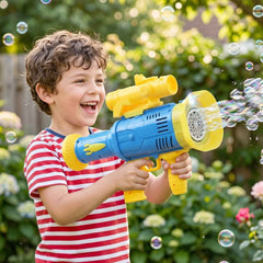 Automatic Bubble Gun Ð Rechargeable with Colorful Lights for Kids