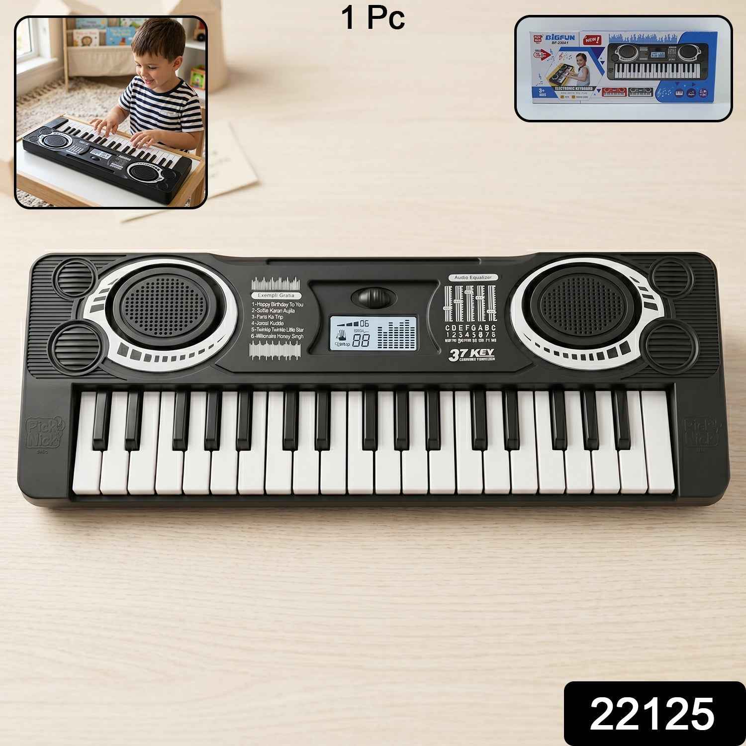 Electronic Musical Keyboard Toy Ð Multiple Sounds & Rhythms for Kids