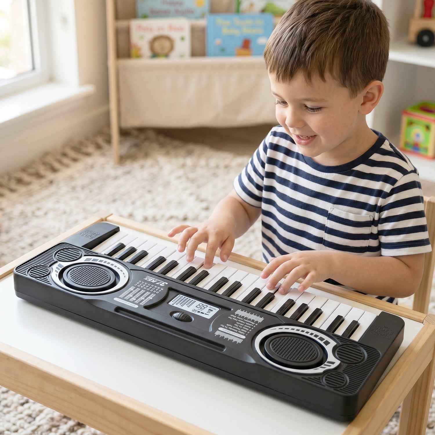Electronic Musical Keyboard Toy Ð Multiple Sounds & Rhythms for Kids