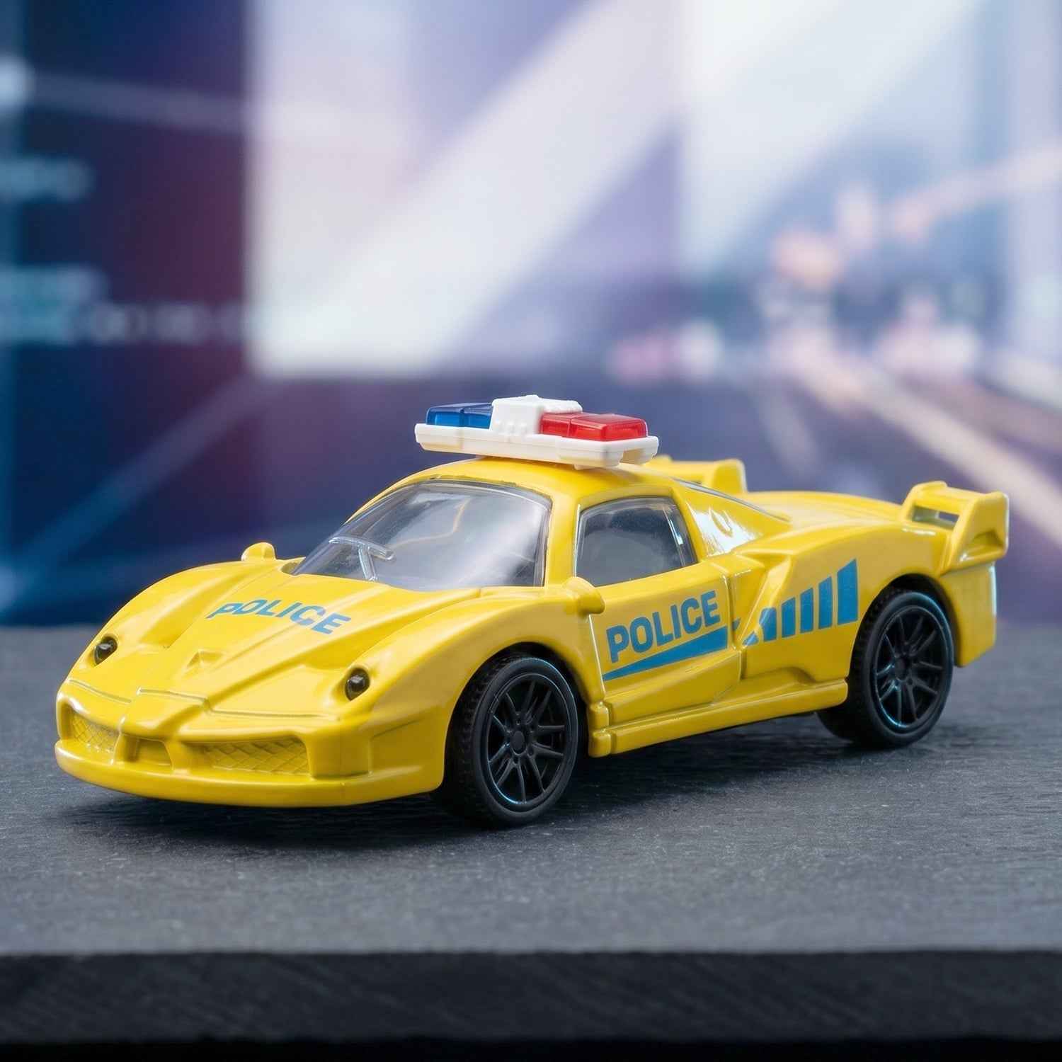 Police Mini Toy Car Ð Realistic Pull-Back Friction Vehicle