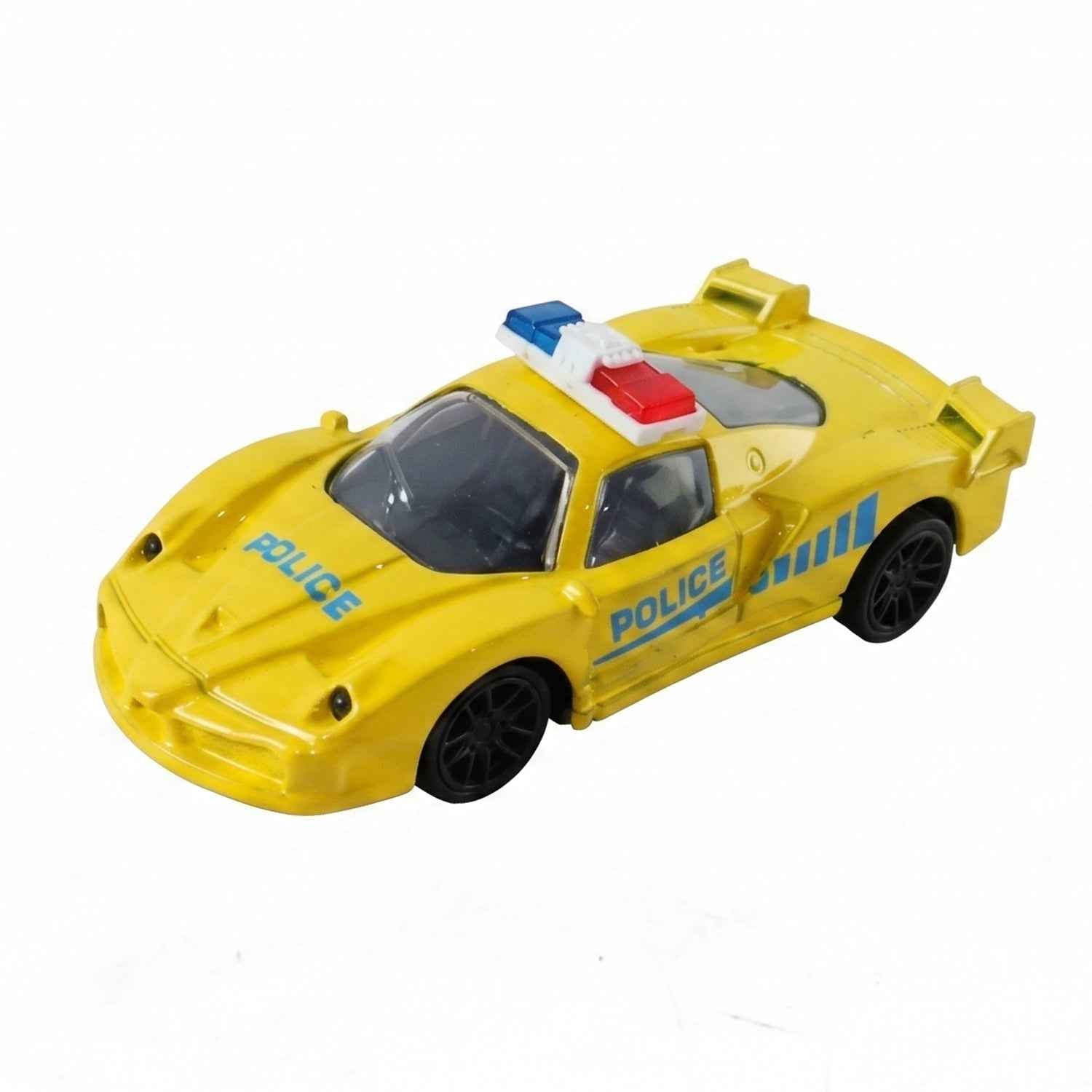Police Mini Toy Car Ð Realistic Pull-Back Friction Vehicle