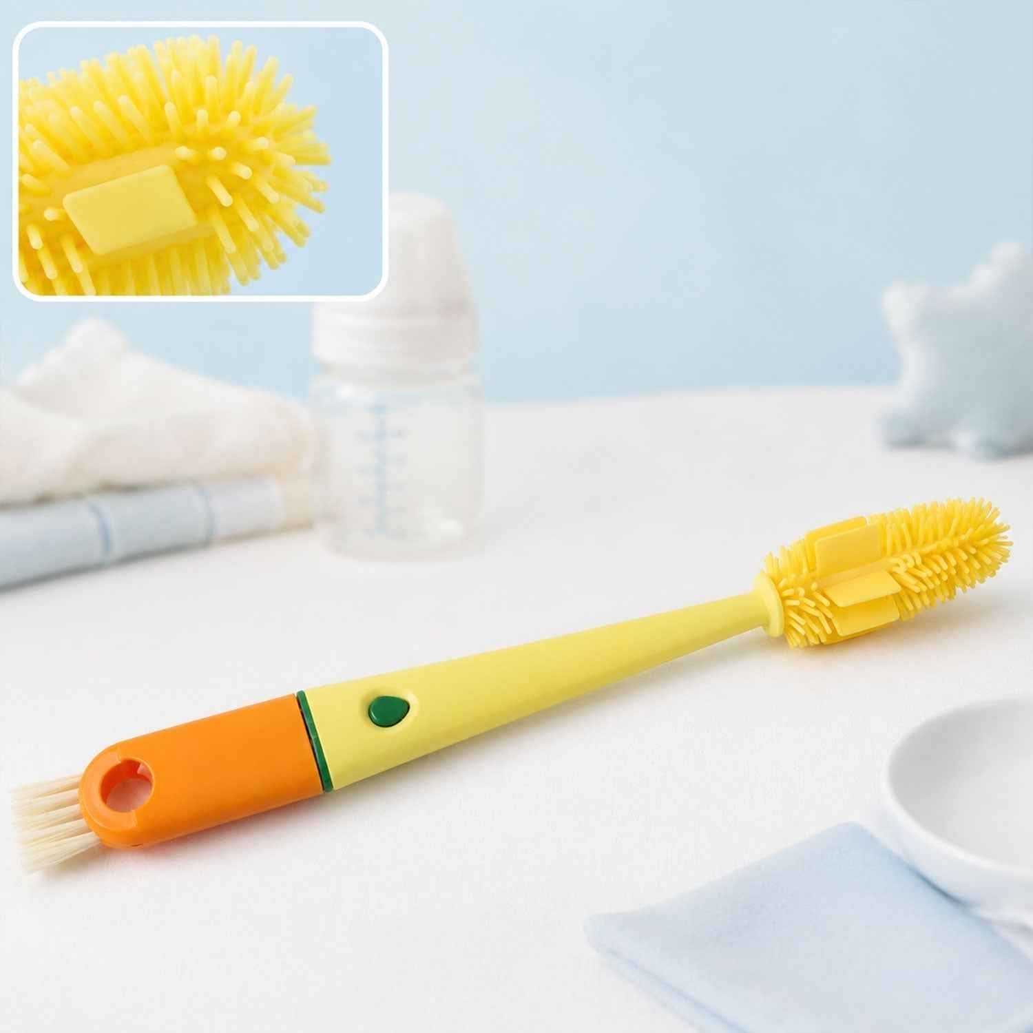 4 in 1 Silicone Bottle Cleaning Brush Ð Hygienic & Reusable