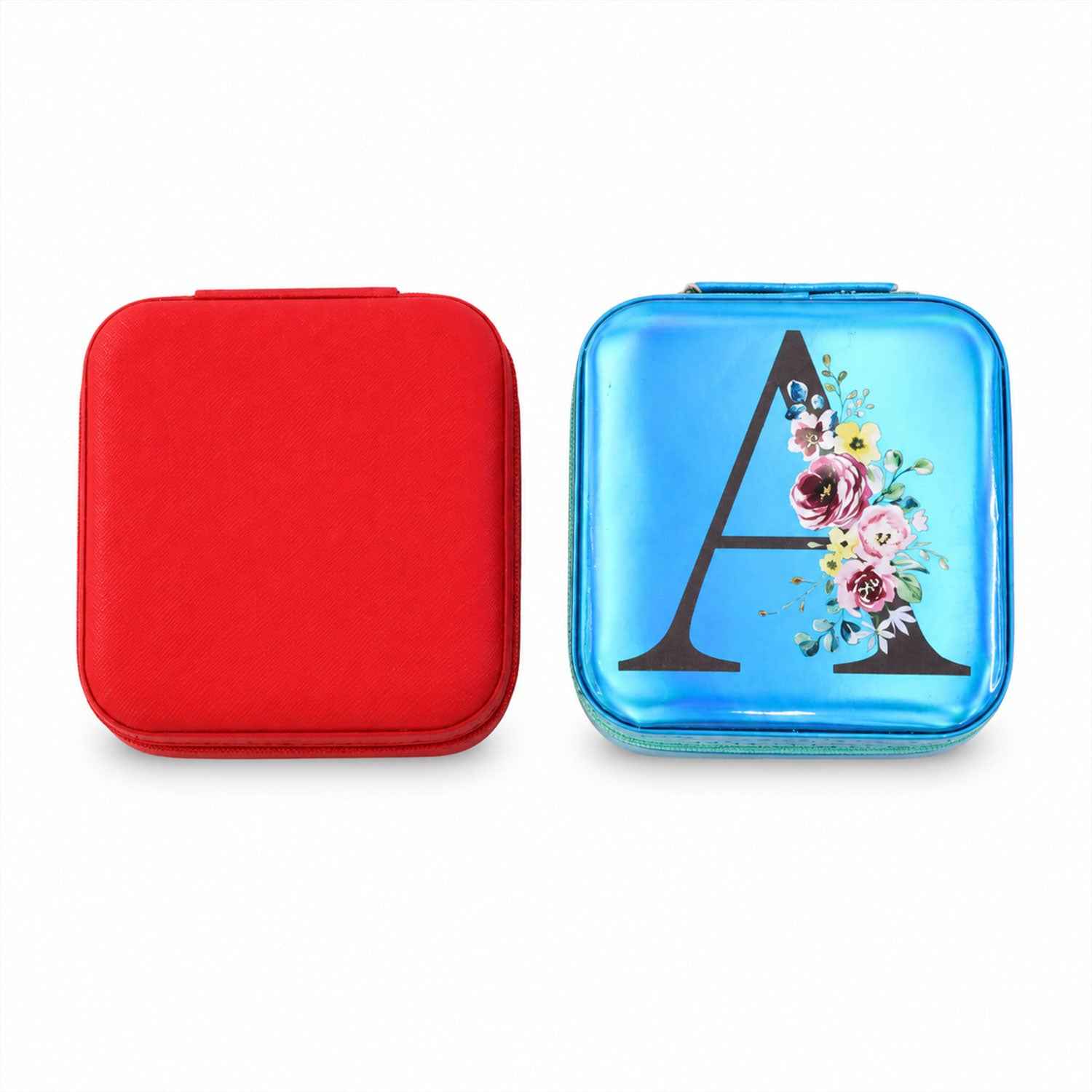 Mini Jewelry Organizer Box with Mirror Ð Portable Travel Case for Rings and Earrings