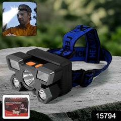 USB Rechargeable Headlamp – 5 LED Outdoor Light | Indo Glow