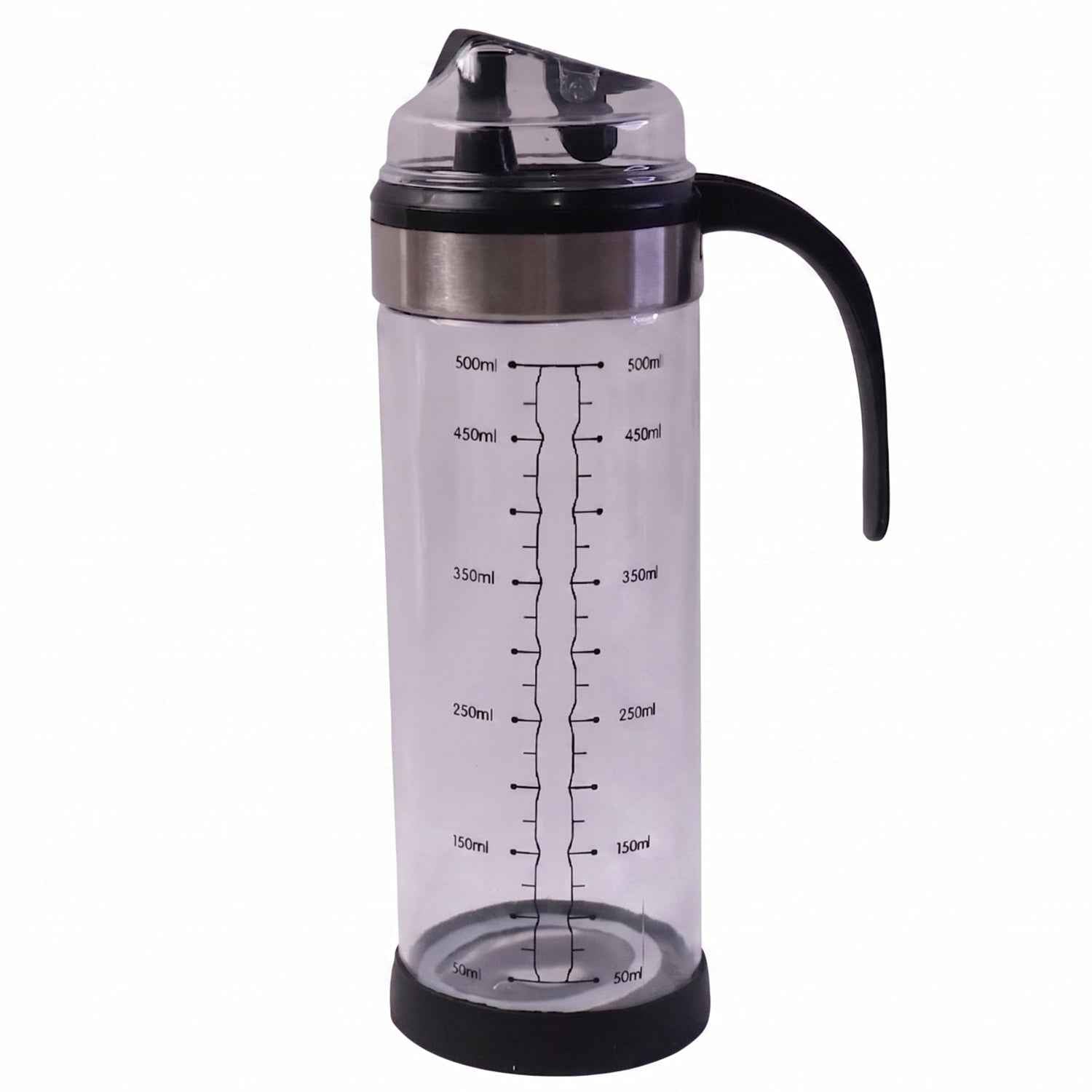 Glass Oil Dispenser Bottle Ð Leak-Proof, Auto Flip Lid & Handle