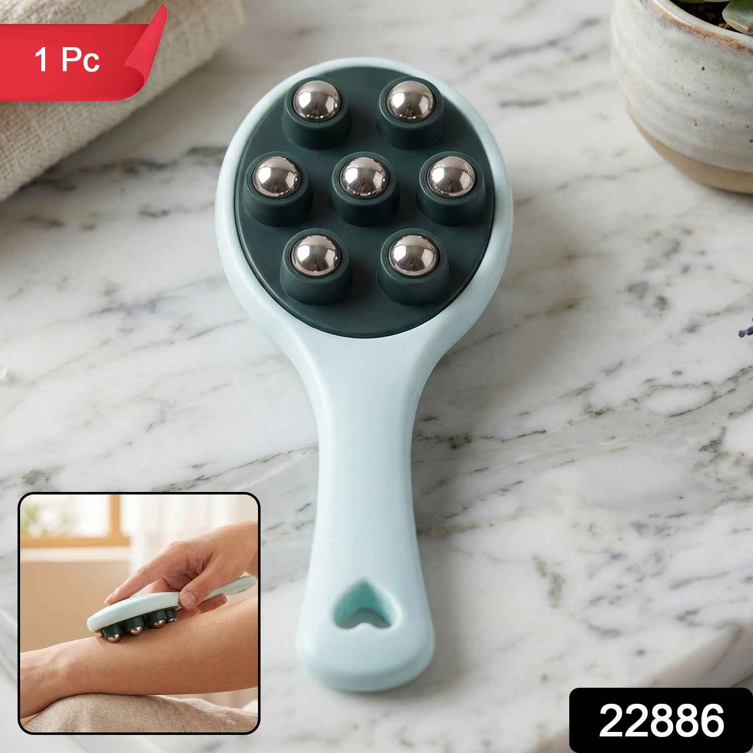 Handheld Body Massager Ð 7 Steel Balls for Muscle Relief