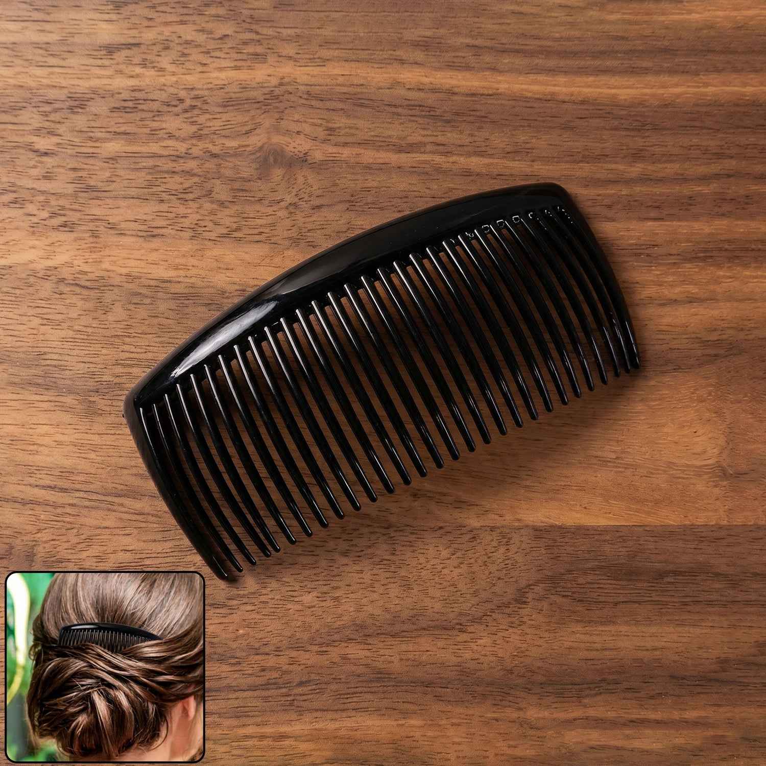 Plastic Hair Styling Side Comb Ð Firm Grip for Updos & Buns