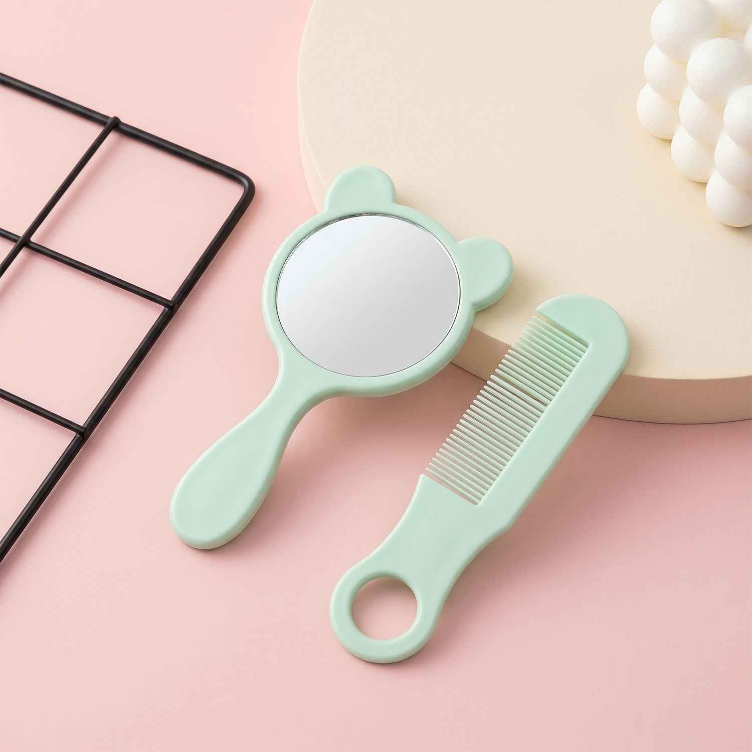Comb and Mirror Grooming Kit Ð Compact 2-in-1 Vanity Set for Girls