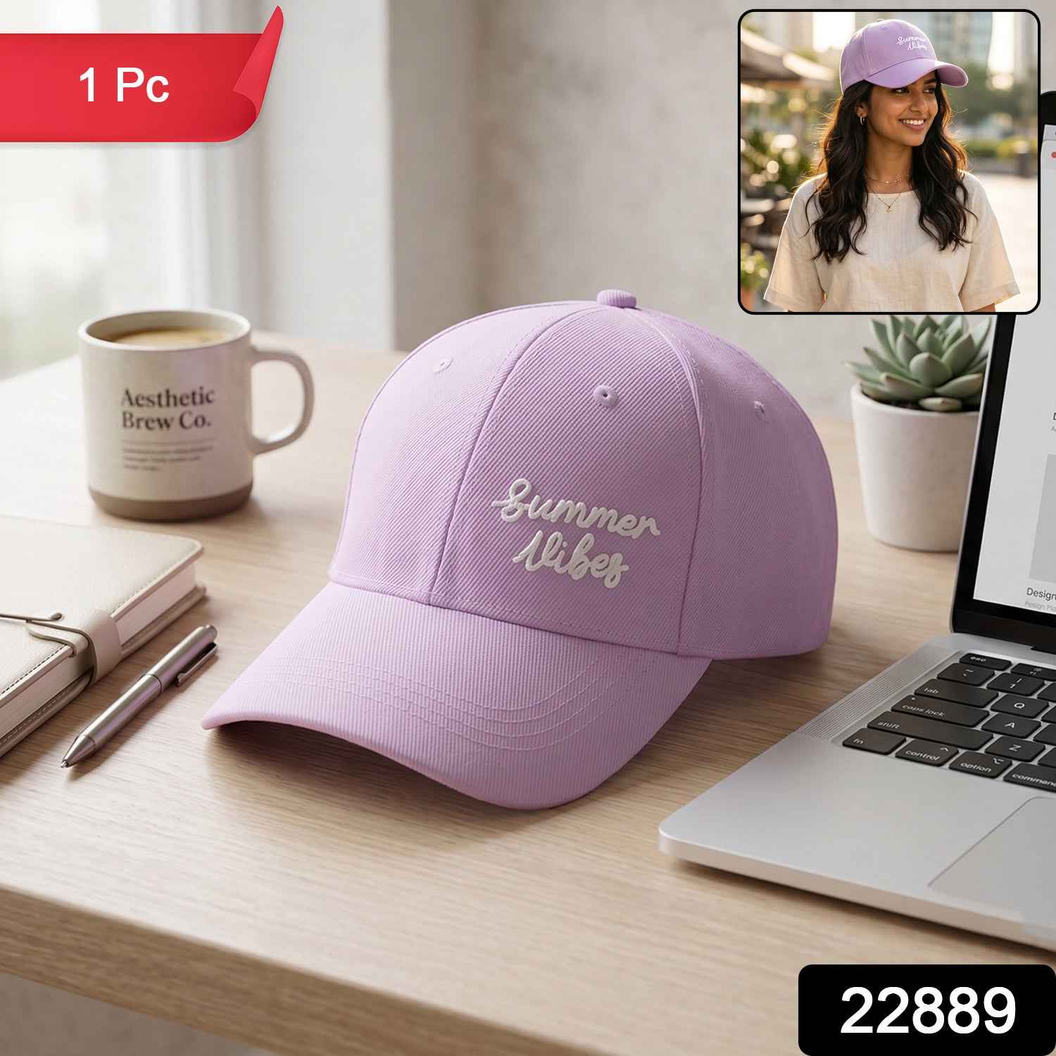 Summer Vibes Embroidered Baseball Cap Ð Stylish Sun Protection