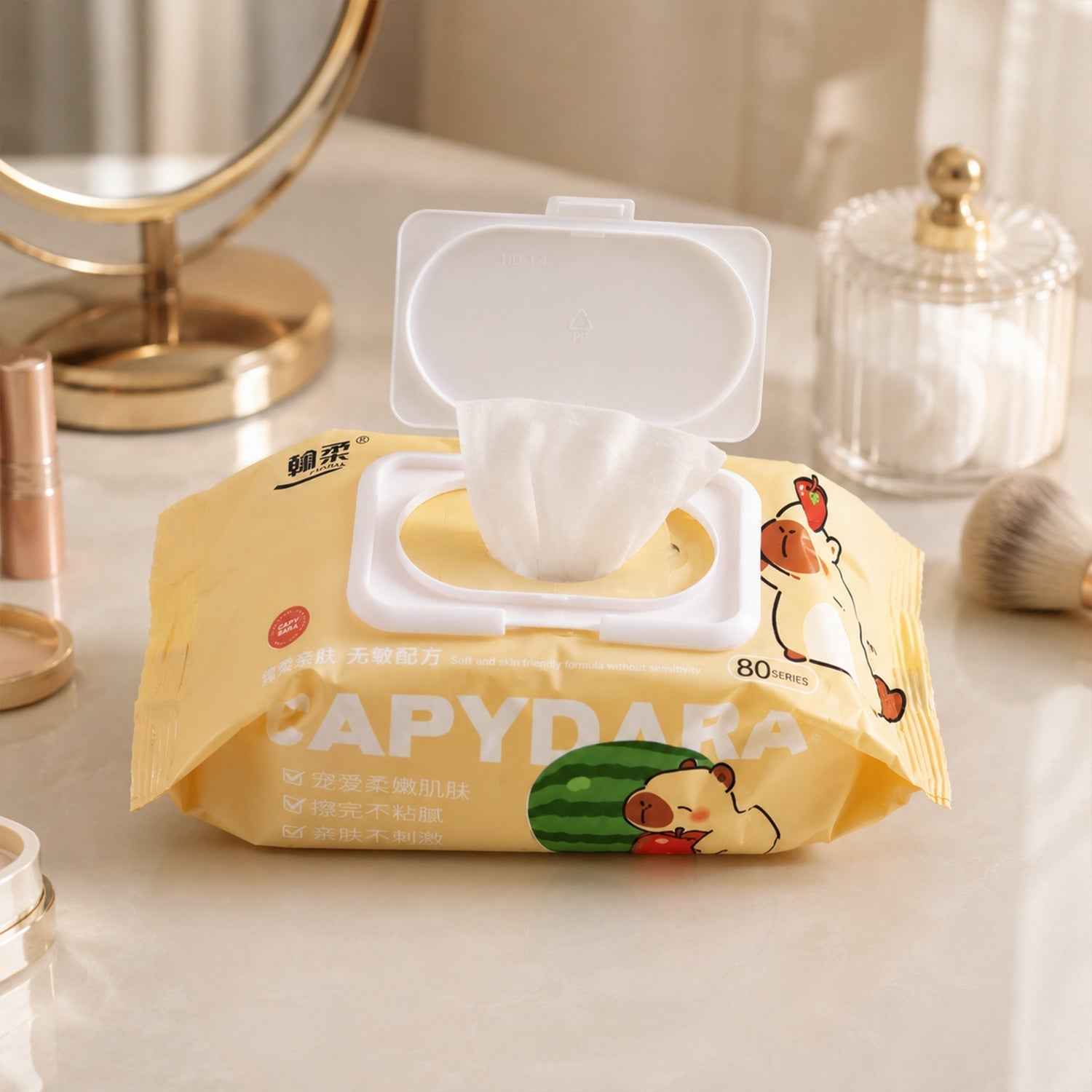 Soft Wet Wipes Ð Gentle & Effective for Hand, Face & Baby Care