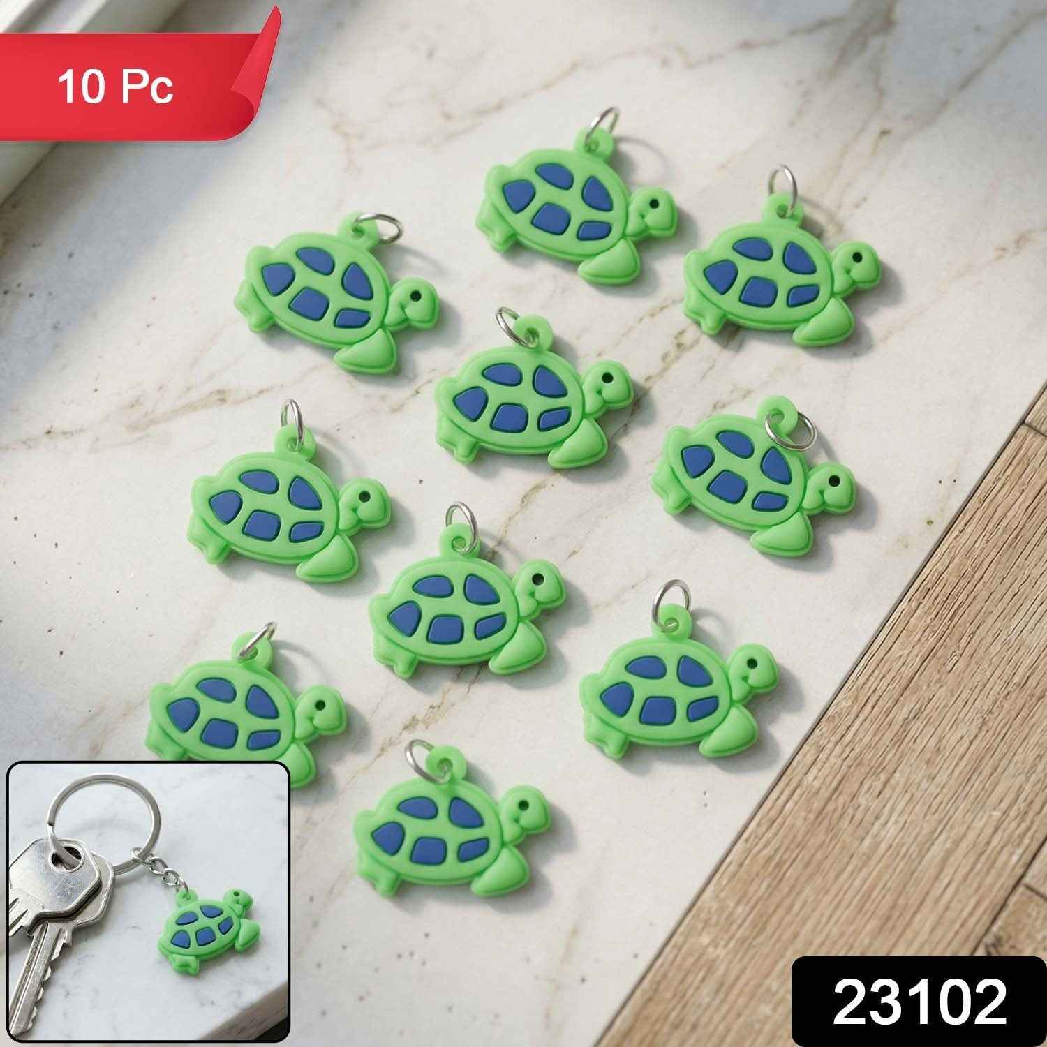 Turtle Keychain Set – Fun & Vibrant Animal Accessories