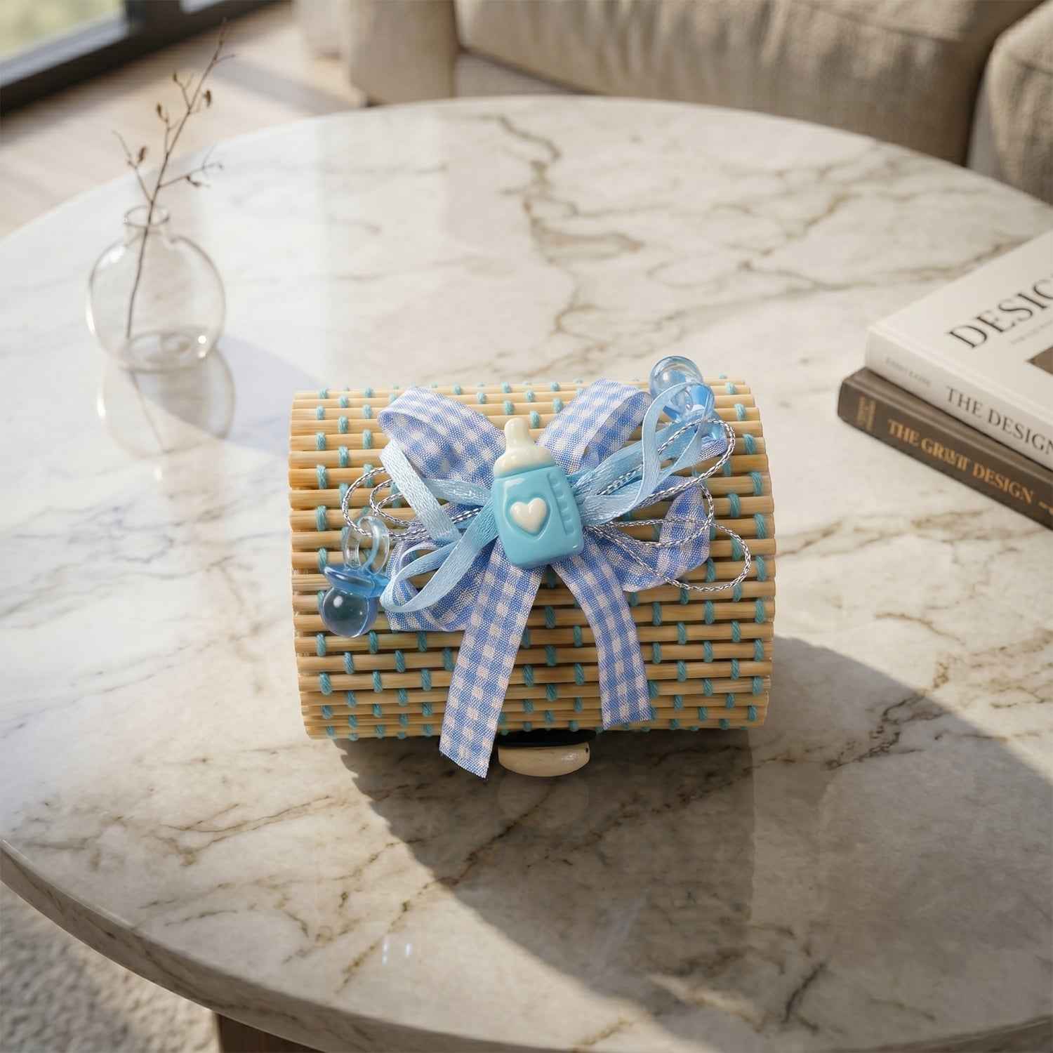Mini Bamboo Gift Box Ð Elegant Favor & Treat Container