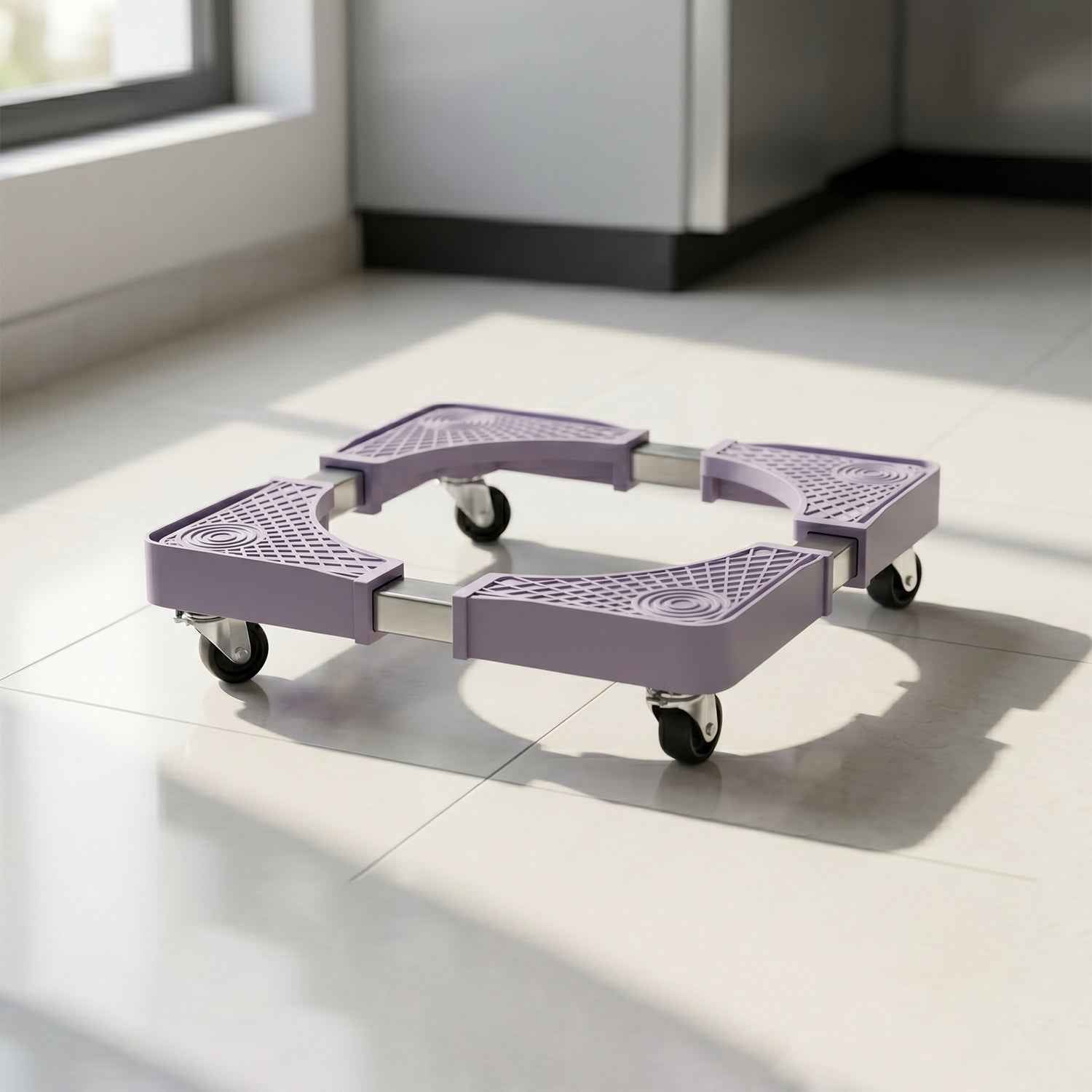 Adjustable Washing Machine Stand with Wheels Ð Easy Movable Appliance Base
