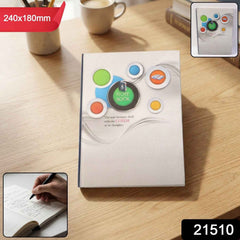 Hardbound Ruled Diary – Durable 100-Page Notebook 240x180mm