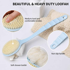 Long Handle Shower Brush Ð Gentle Exfoliation for Deep Clean
