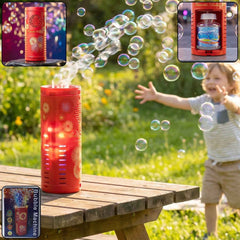 Bubble Machine Toy Ð Portable LED Bubble Blower for Kids
