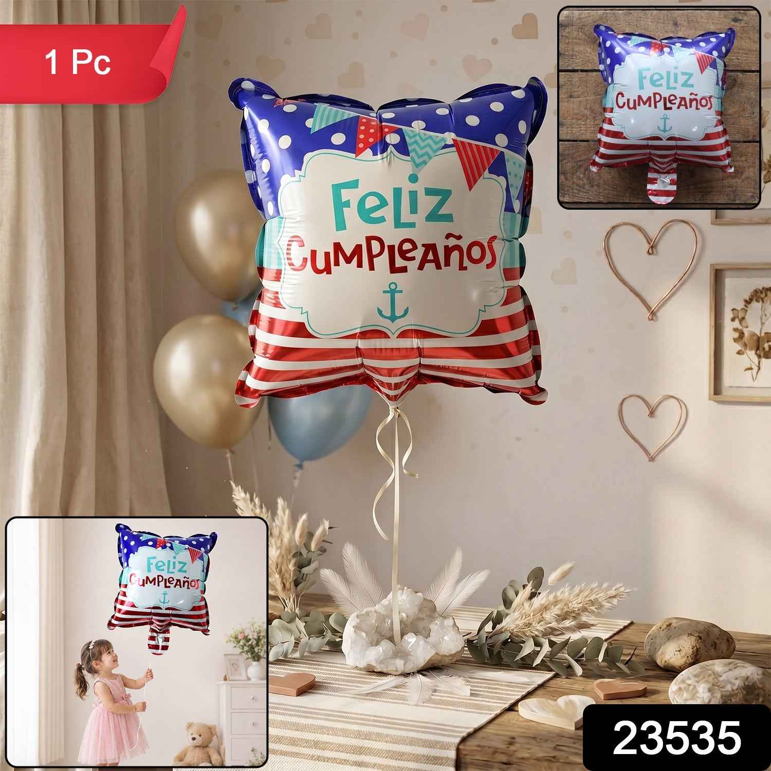 Feliz Cumpleanos Foil Birthday Balloon Ð Bright Party Decor