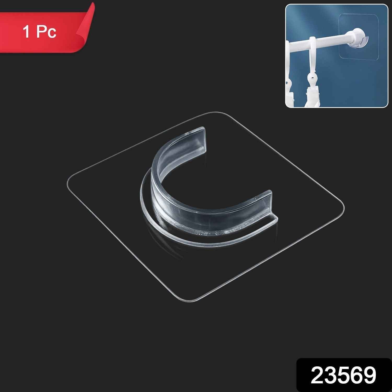 Invisible Self Adhesive Curtain Rod Holder Ð Damage-Free & Reusable