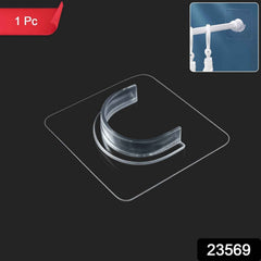 Invisible Self Adhesive Curtain Rod Holder Ð Damage-Free & Reusable