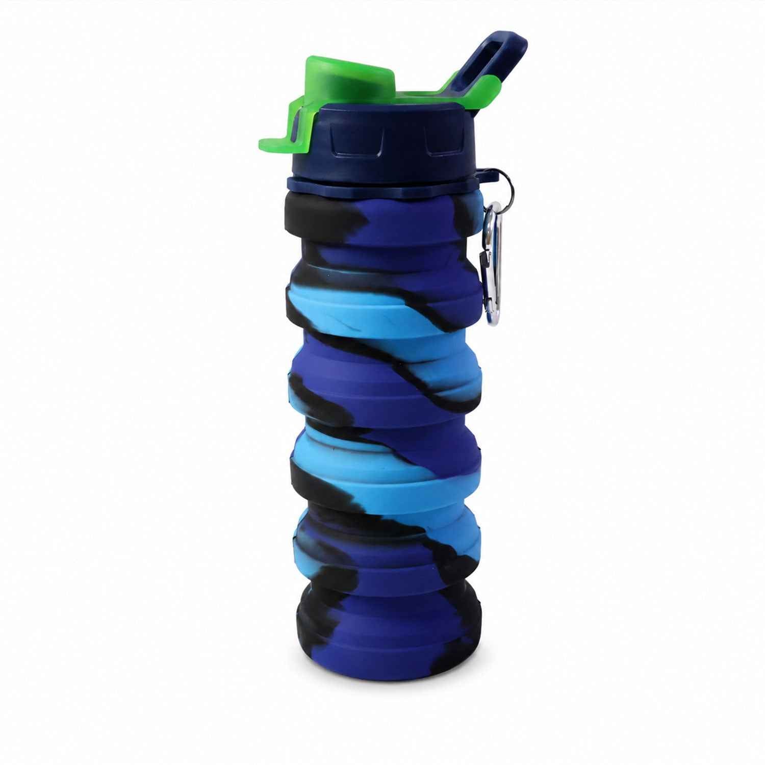 Sili Fold Collapsible Silicone Water Bottle Ð Leakproof & Portable
