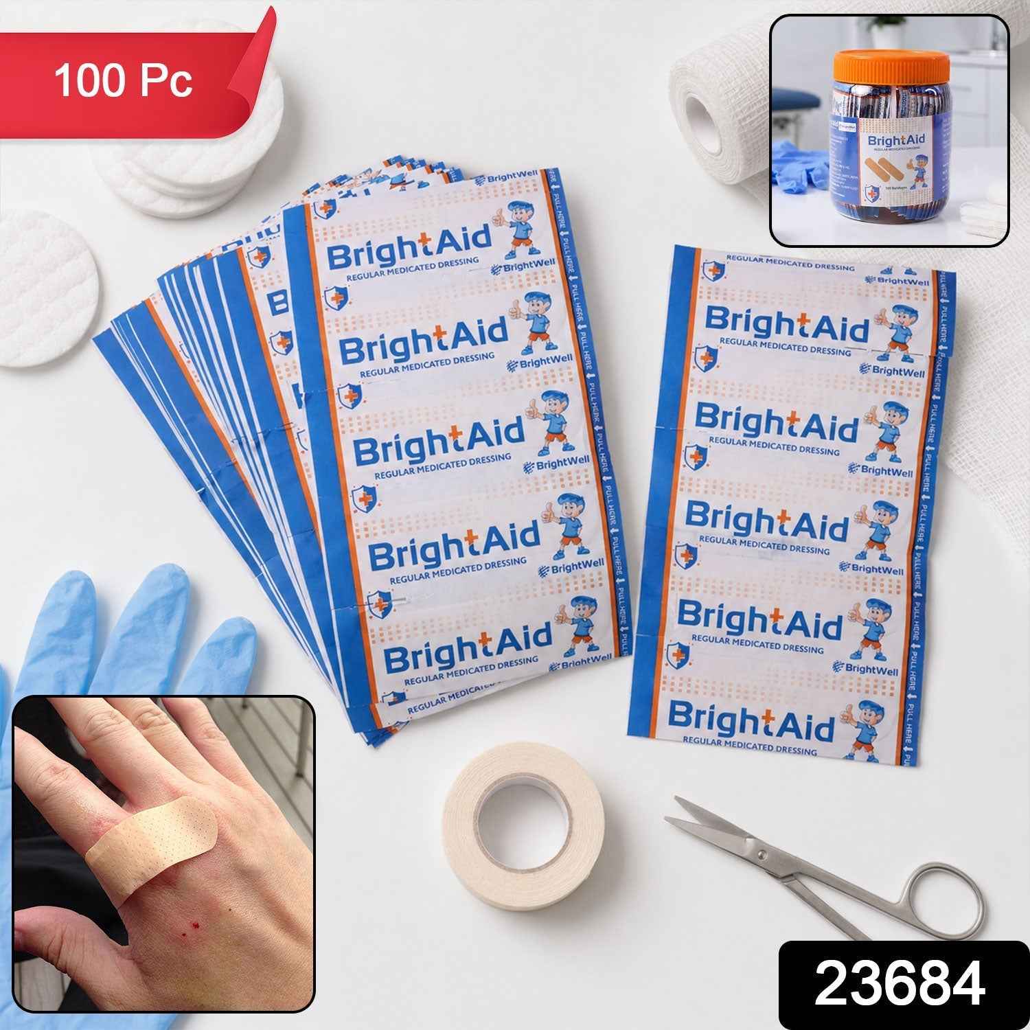 Medicated Adhesive Bandages Ð Soft, Breathable & Skin-Friendly