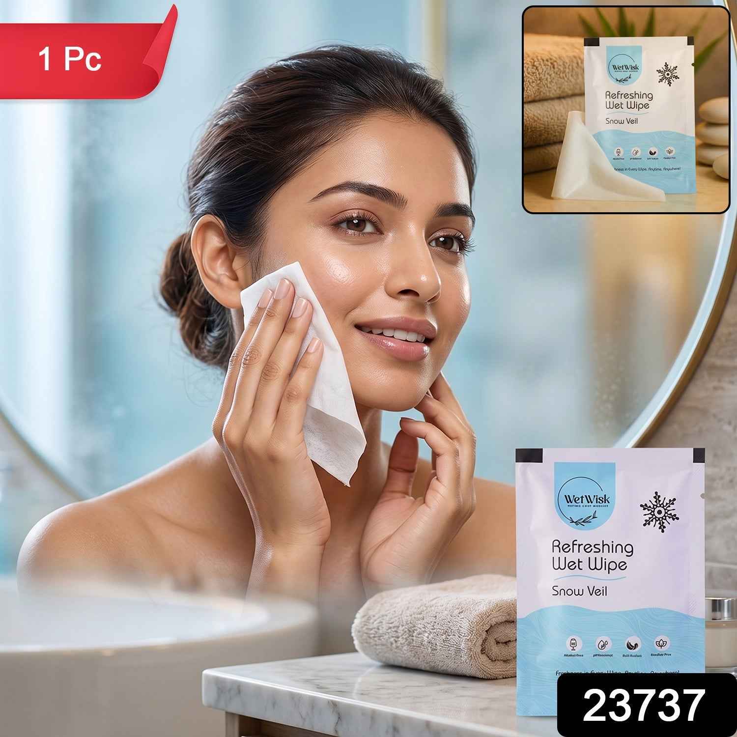 Wet Wipes Face & Body Ð Refreshing Snow Veil Fragrance