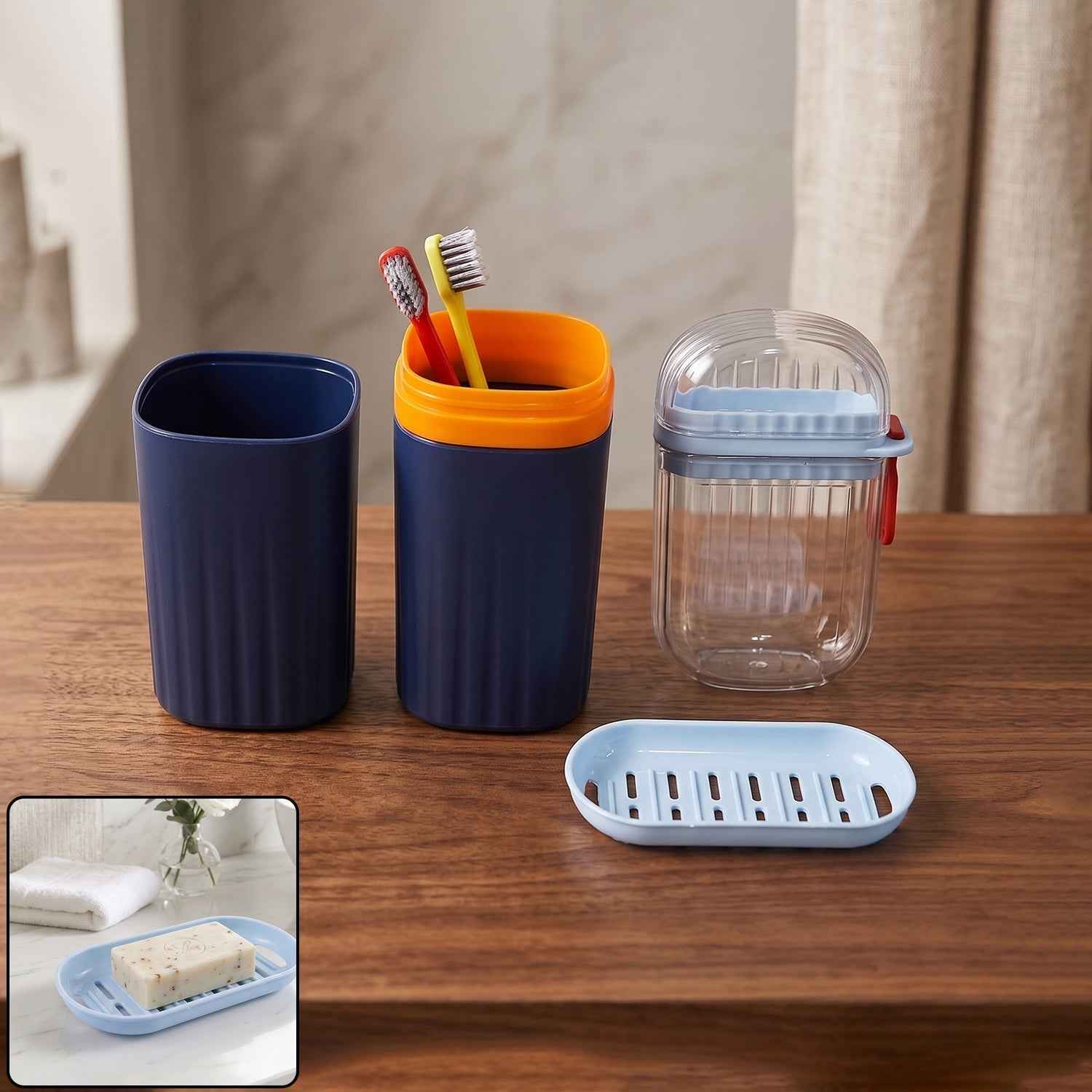 Bathroom Accessories Combo Set Ð Stylish & Travel-Friendly Organisation