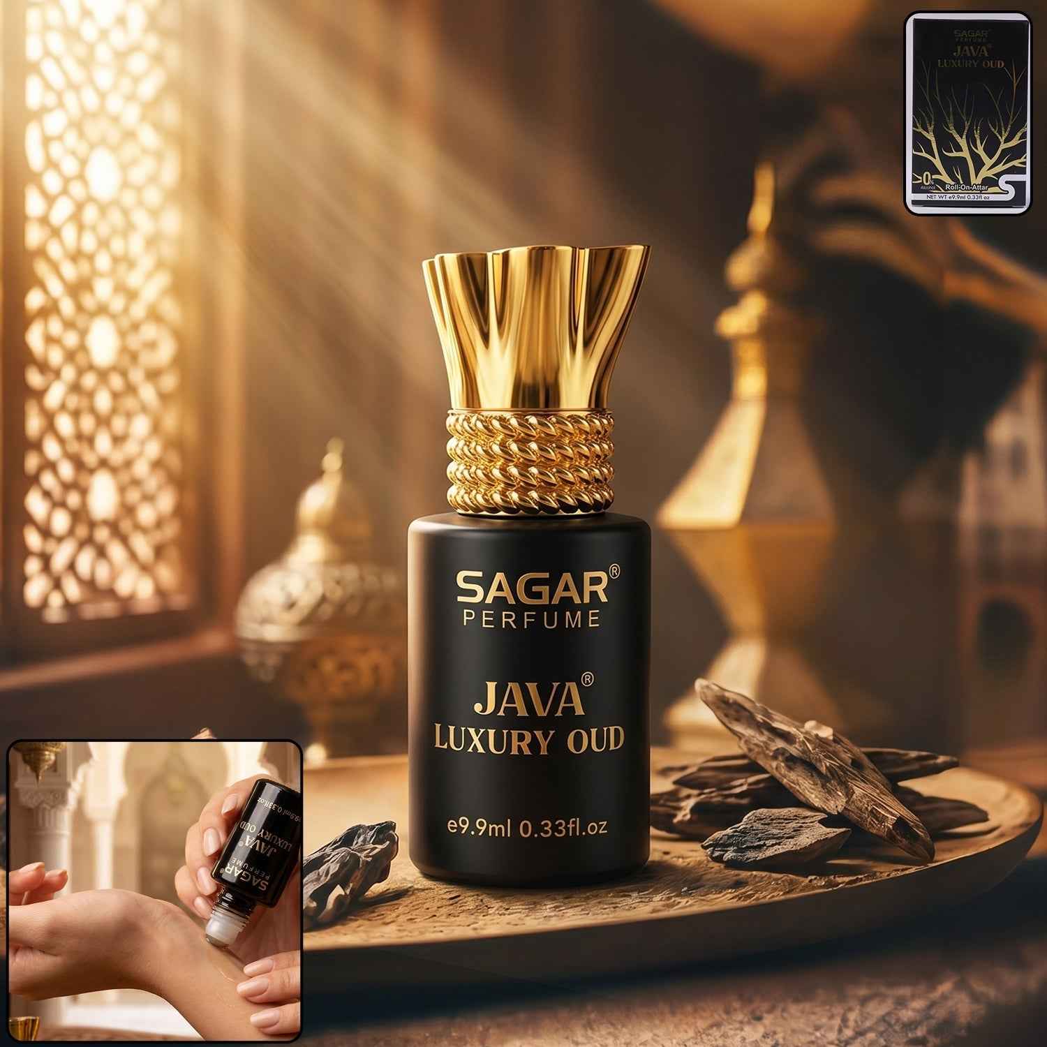 Luxury Oud Perfume Oil Ð Natural, Long Lasting & Alcohol-Free