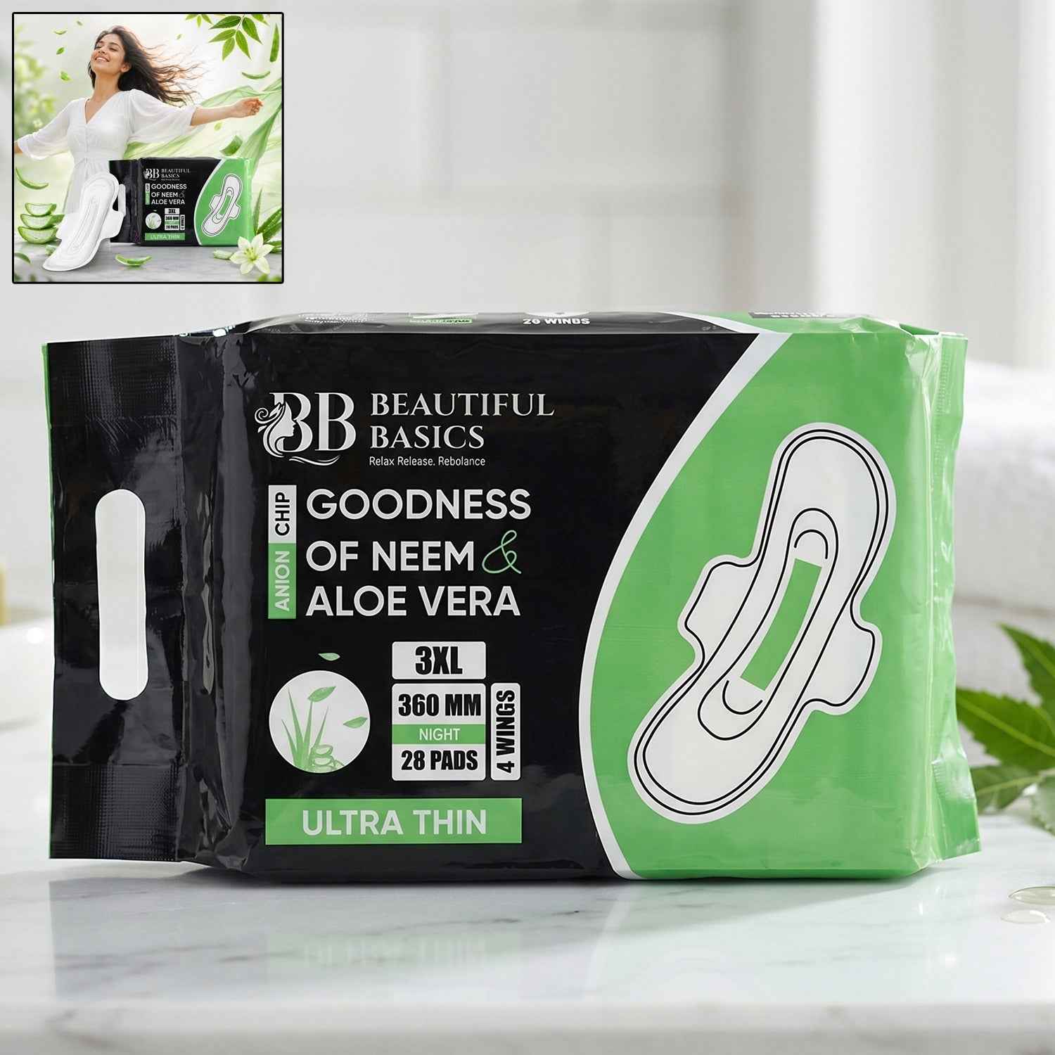 Sanitary Pads Ð Extra Long Night Protection for Heavy Flow