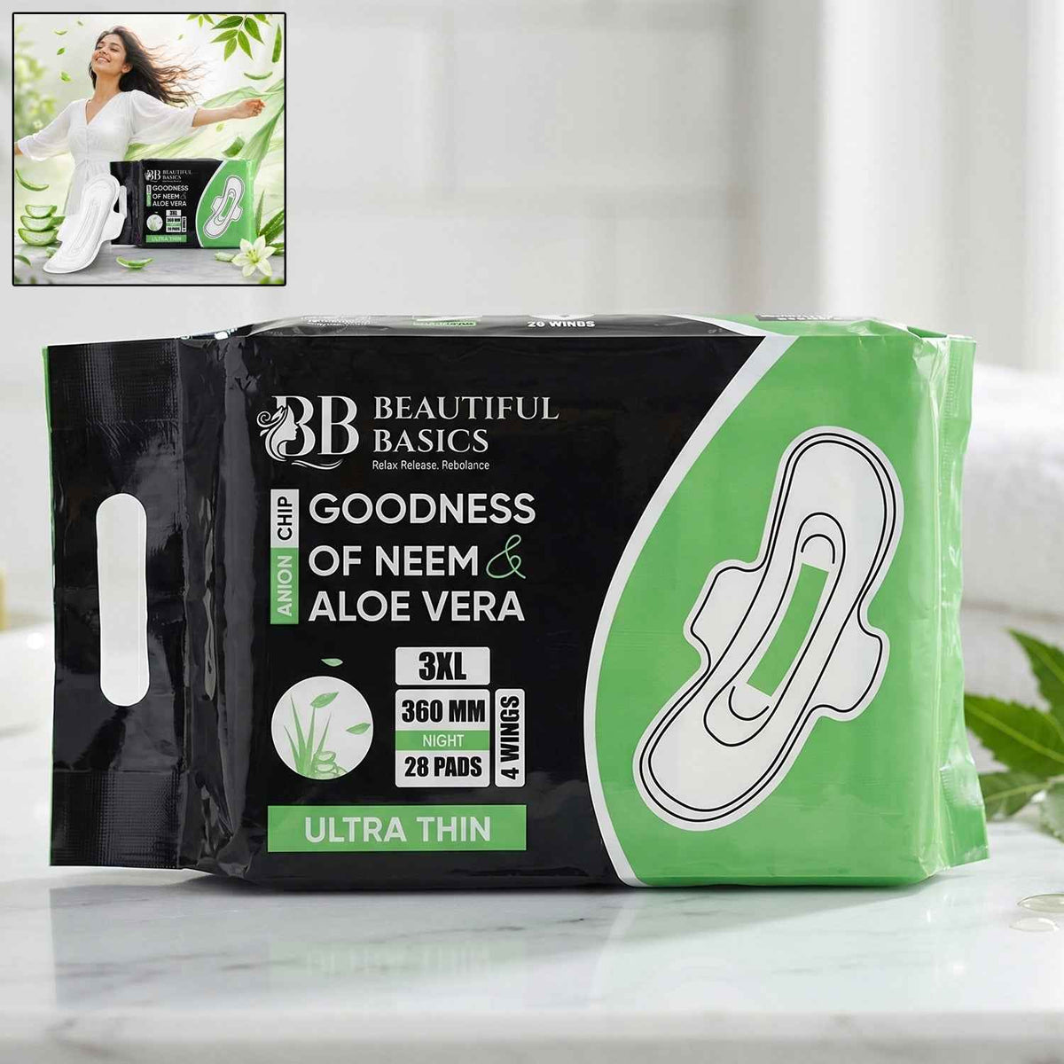Sanitary Pads Ð Extra Long Night Protection for Heavy Flow