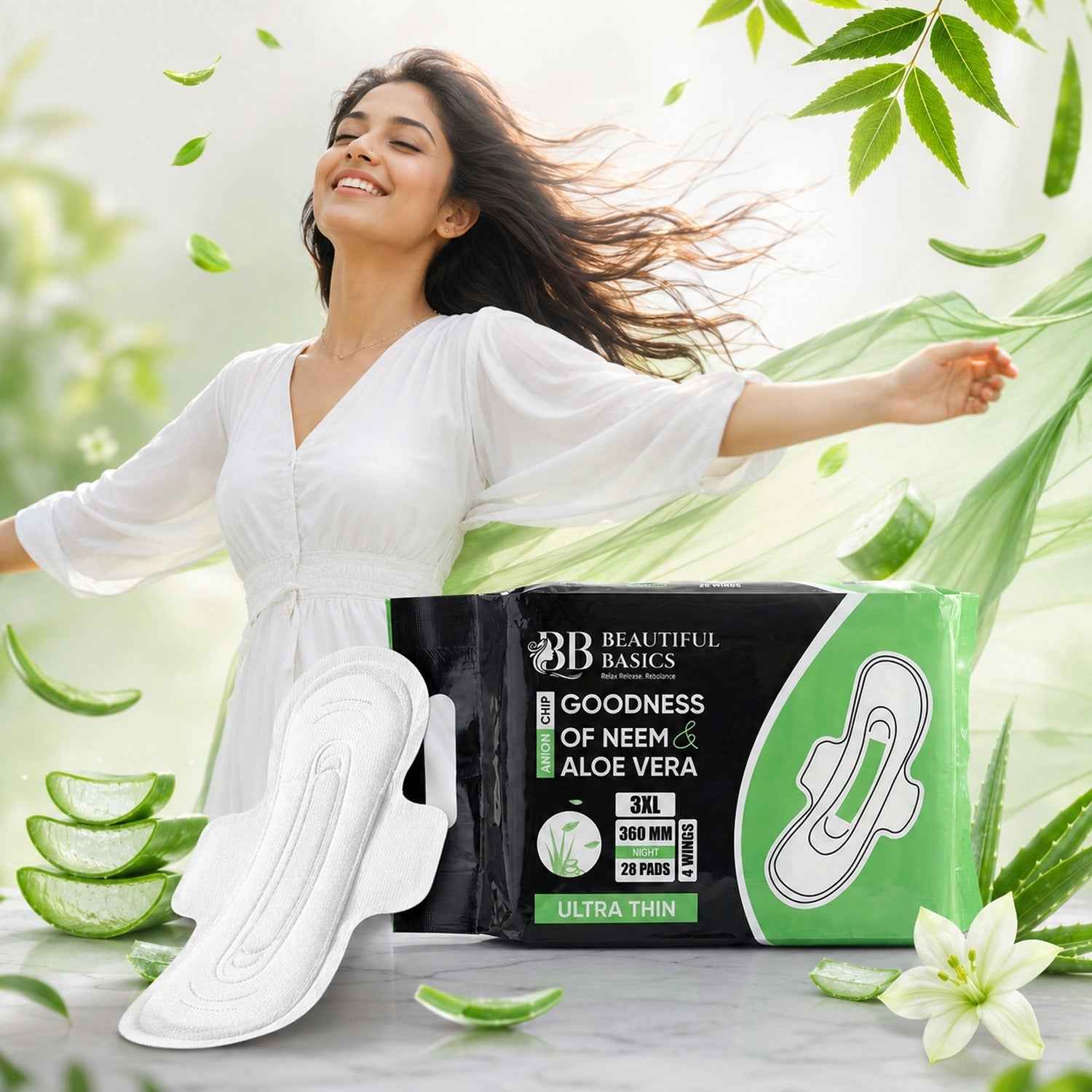 Sanitary Pads Ð Extra Long Night Protection for Heavy Flow