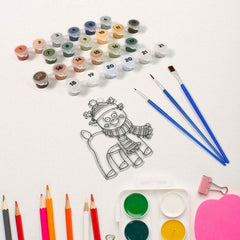 Paint by Number Kits – Adult DIY Art Set with Brushes | Indo Glow