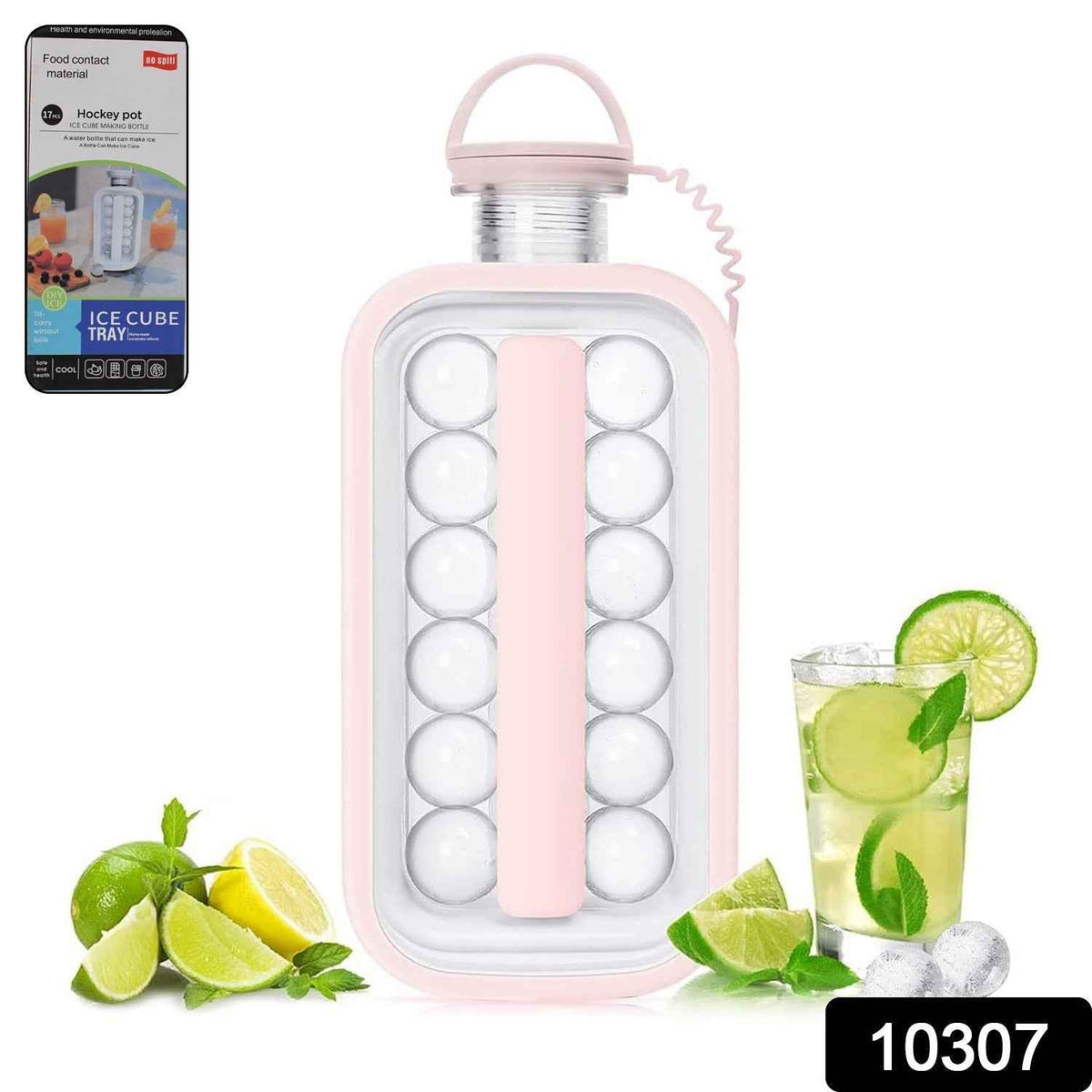 Ice Ball Maker – 2-in-1 Portable Tray with 17 Spheres