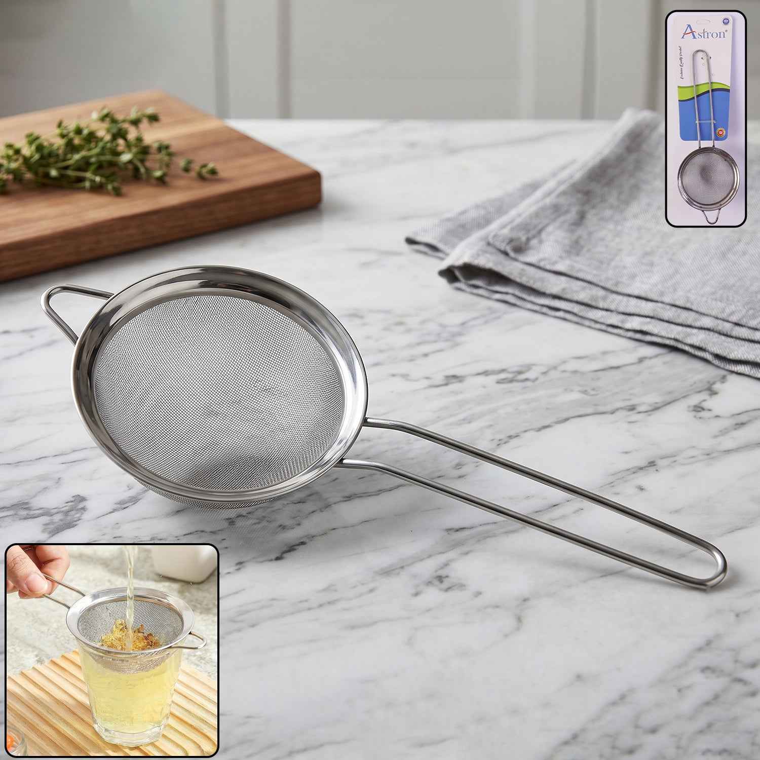Stainless Steel Tea Strainer Ð Fine Mesh for Perfect Brewing