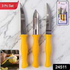 Kitchen Knife and Peeler Set Ð Durable Stainless Steel Tools for Daily Use