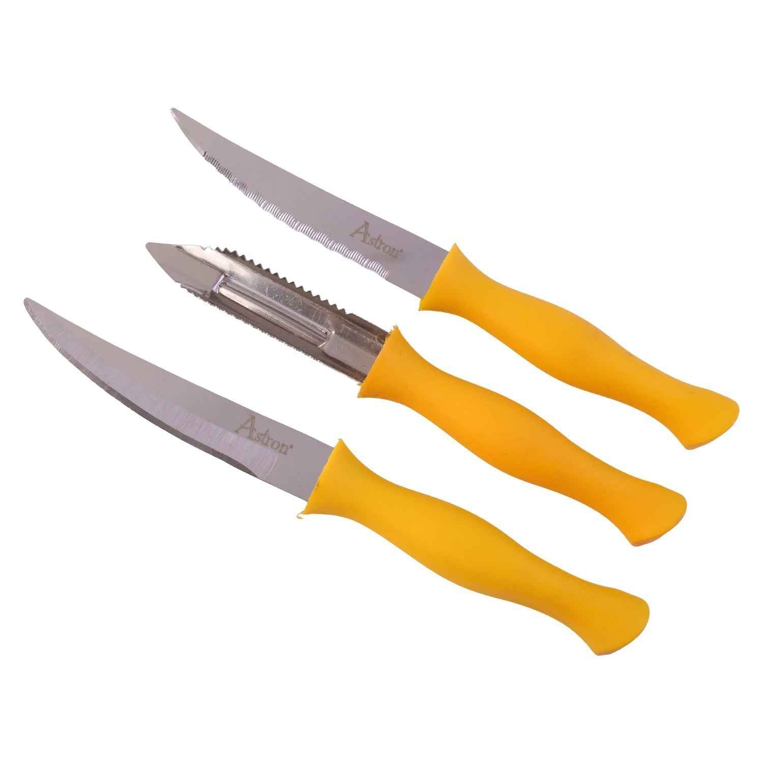 Kitchen Knife and Peeler Set Ð Durable Stainless Steel Tools for Daily Use