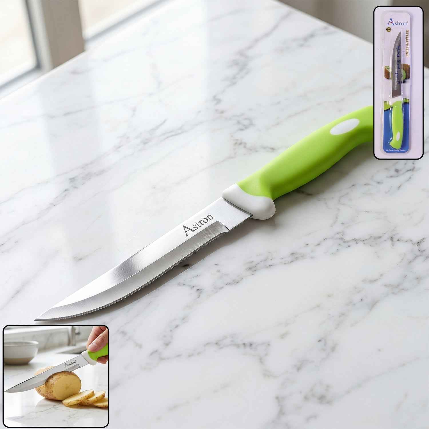 Kitchen Utility Knife Ð Sharp Stainless Steel Blade & Ergonomic Handle