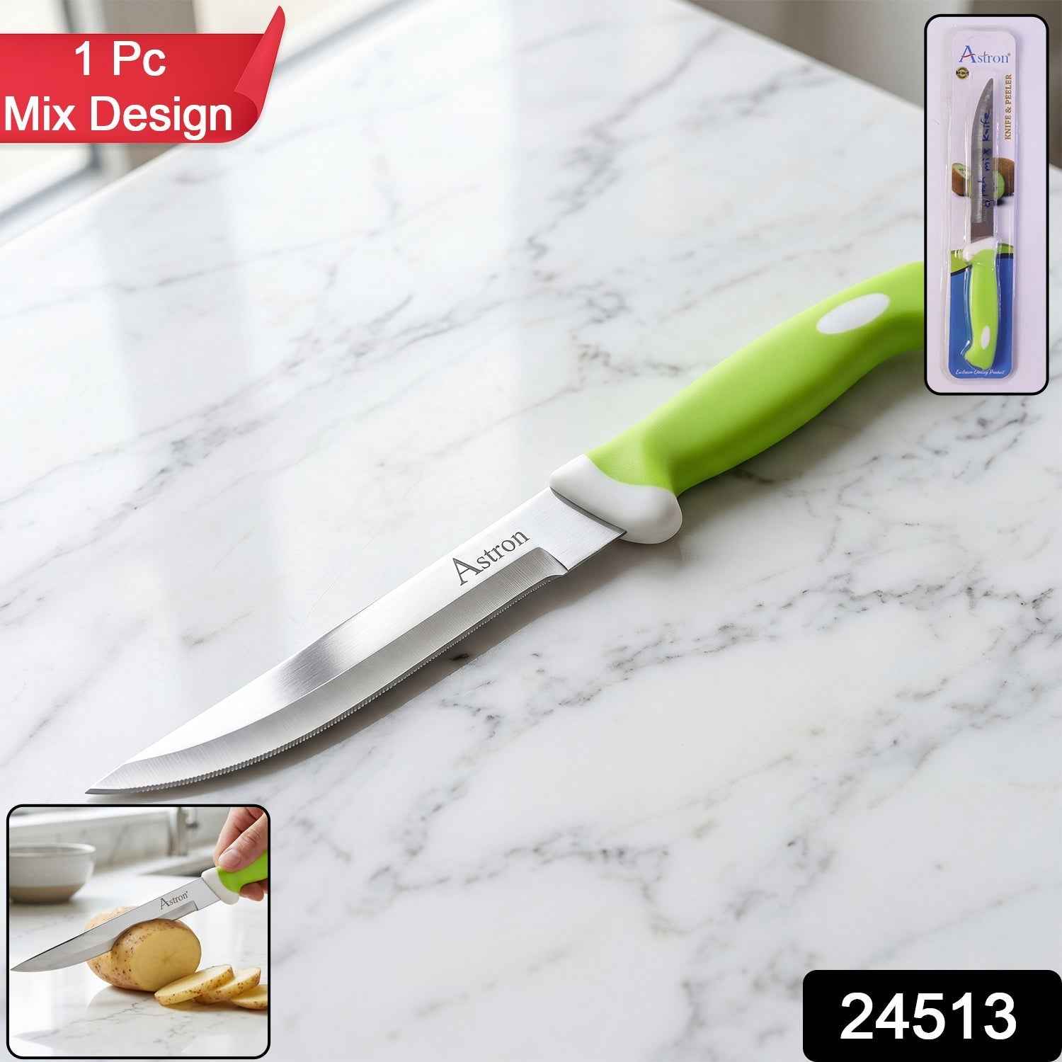 Kitchen Utility Knife Ð Sharp Stainless Steel Blade & Ergonomic Handle