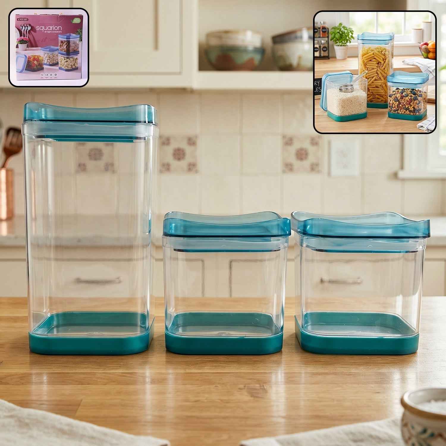 Airtight Food Storage Containers Ð Space-Saving & Leak-Proof Design
