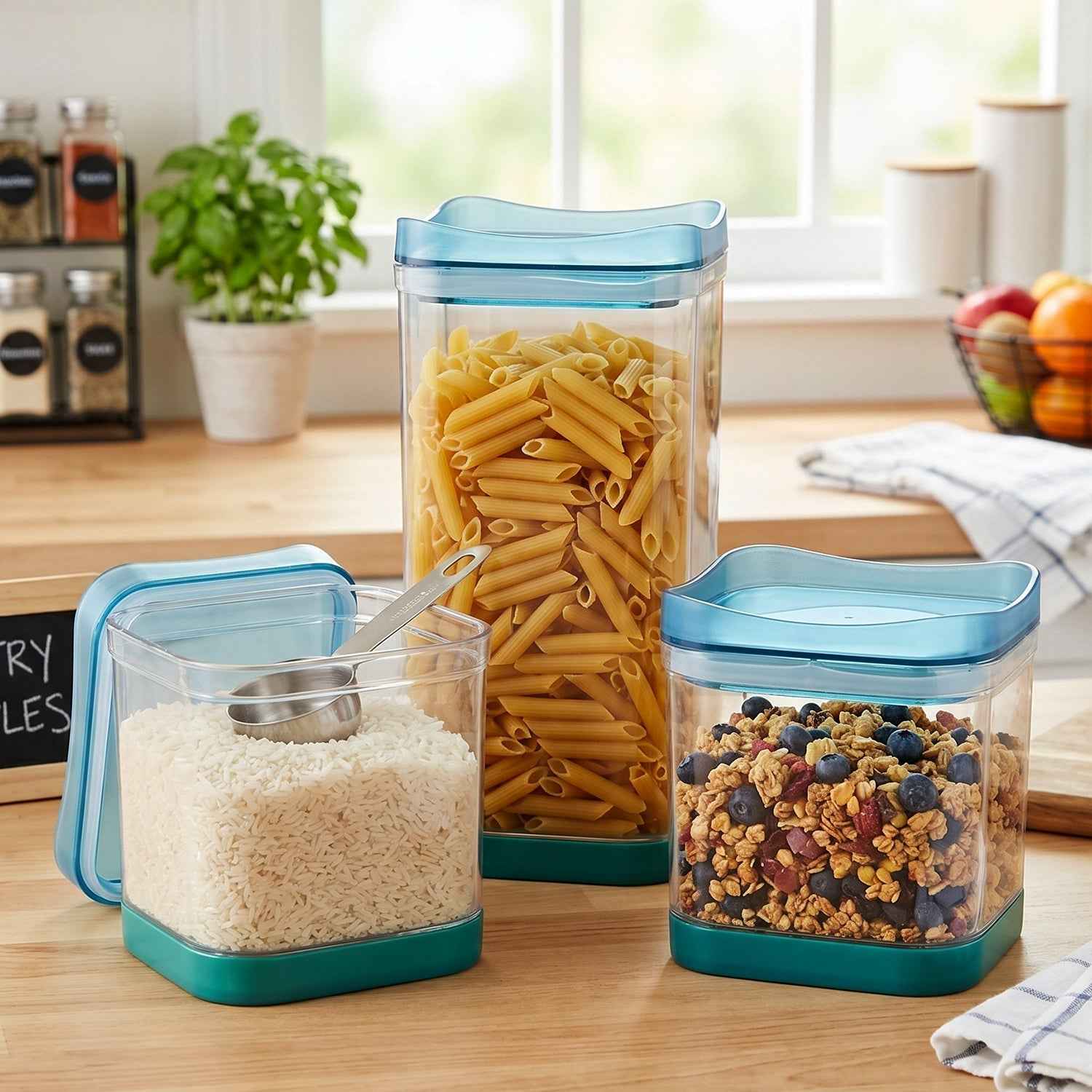 Airtight Food Storage Containers Ð Space-Saving & Leak-Proof Design