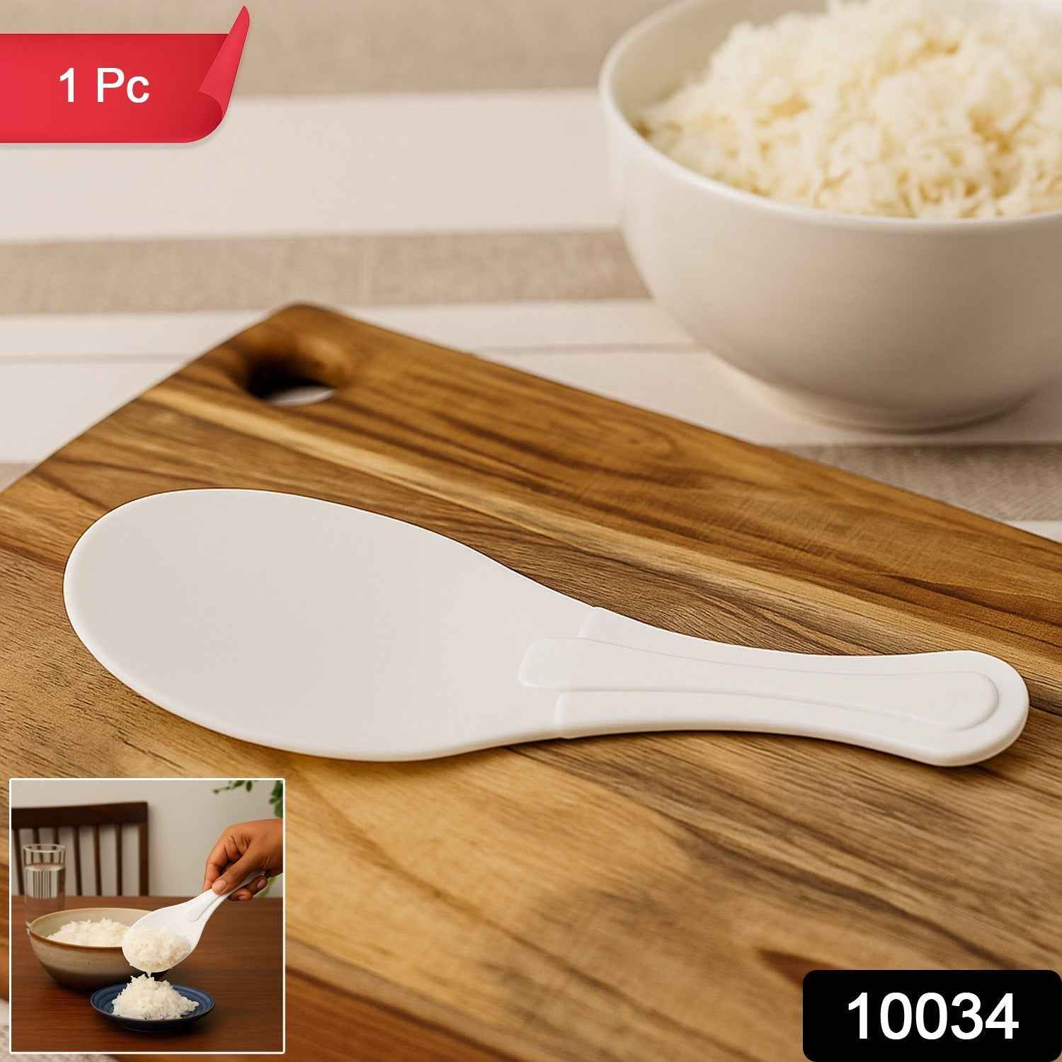 Non-Stick Rice Serving Paddle – Heat Resistant, Ergonomic Scoop