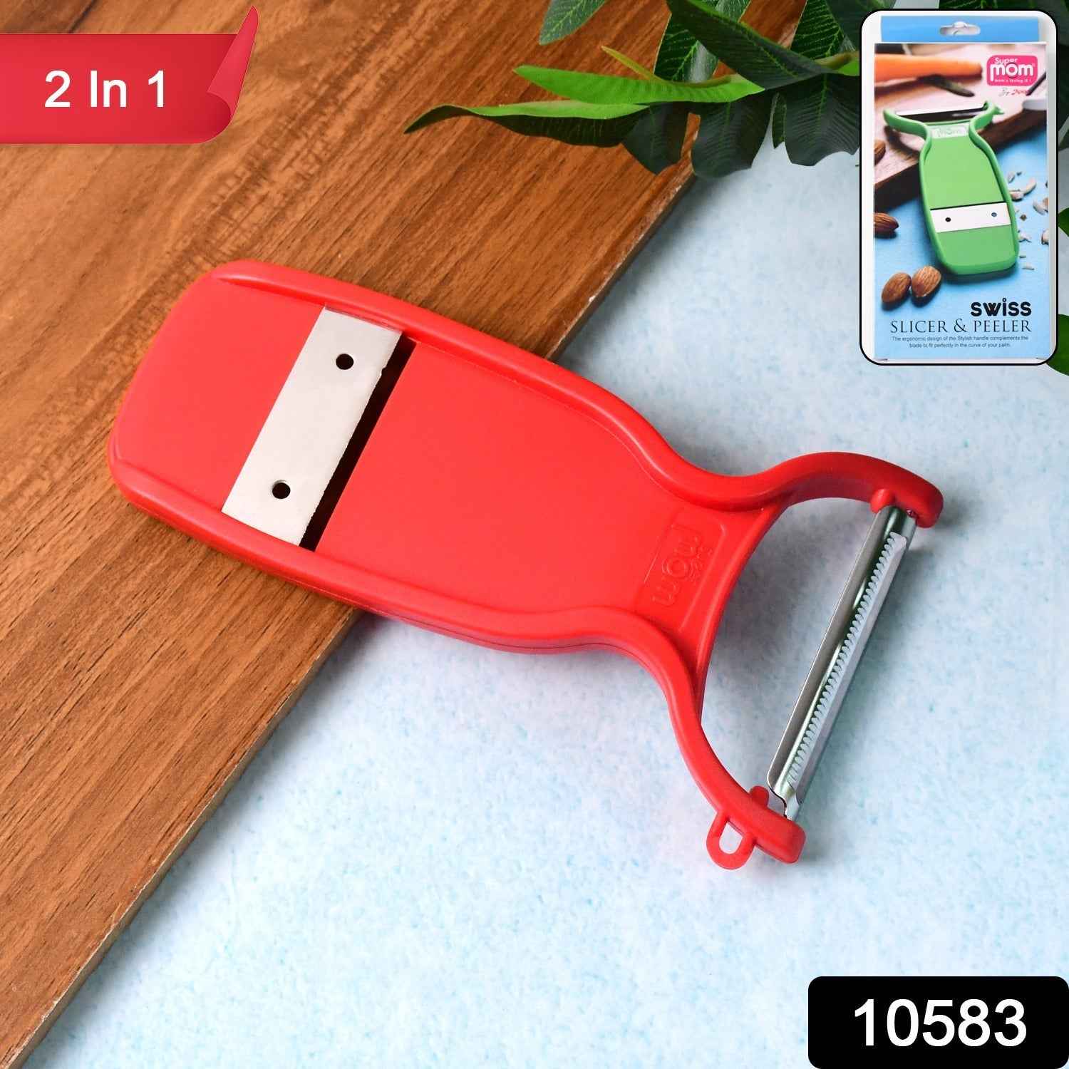 2-in-1 Stainless Steel Slicer & Peeler – Ultra Sharp Kitchen Tool